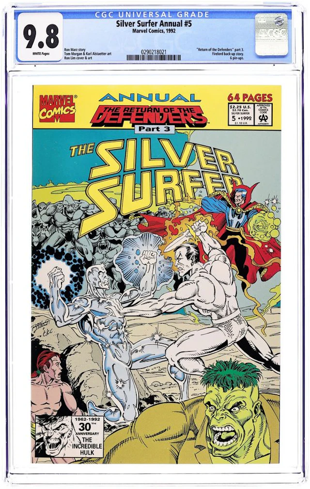 Silver Surfer (1987 2nd Series) Annual 5 CGC 9.8