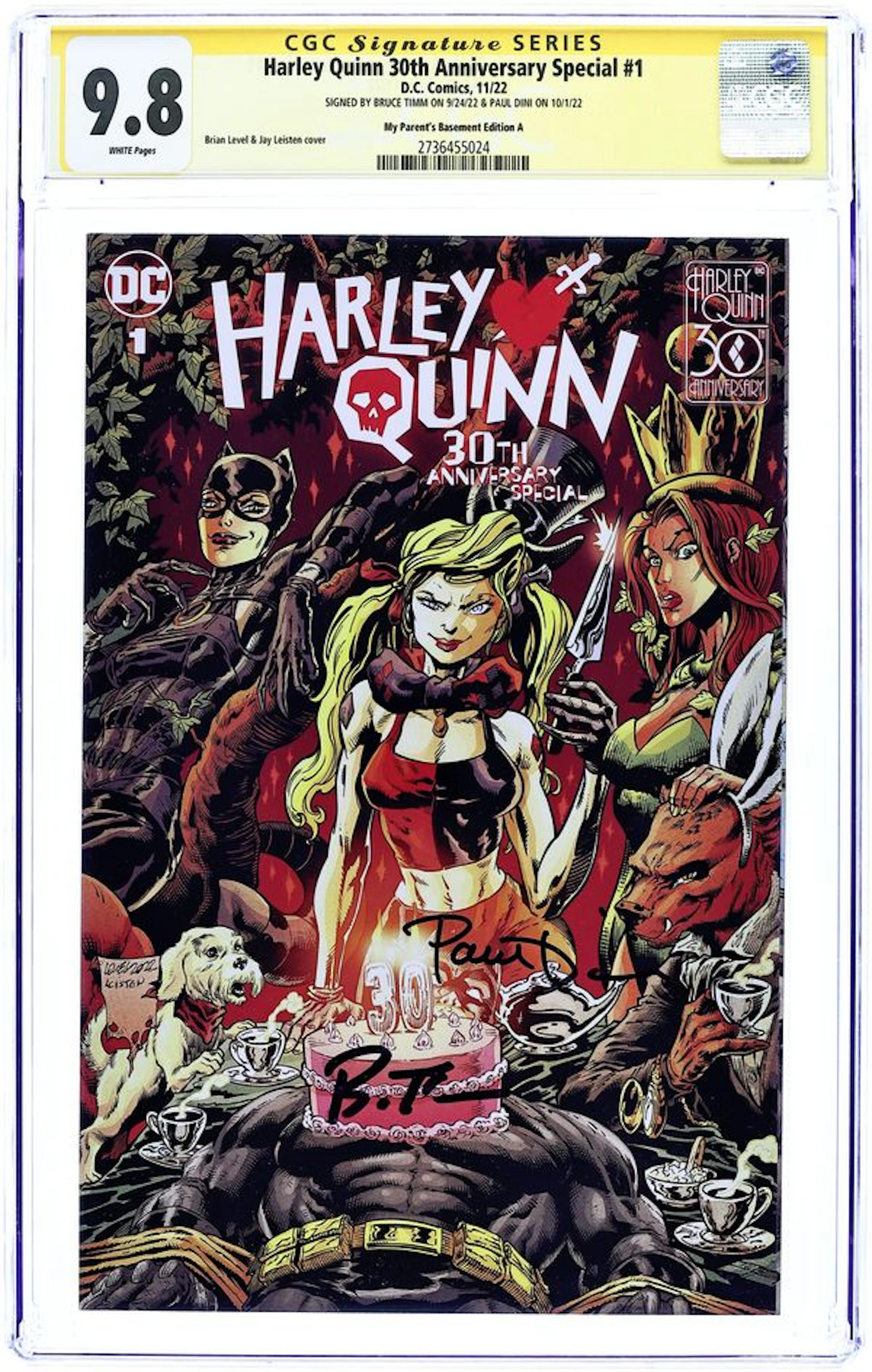 Harley Quinn 30th Anniversary Special (2022 DC) 1PARENTS.A CGC 9.8 SS Timm