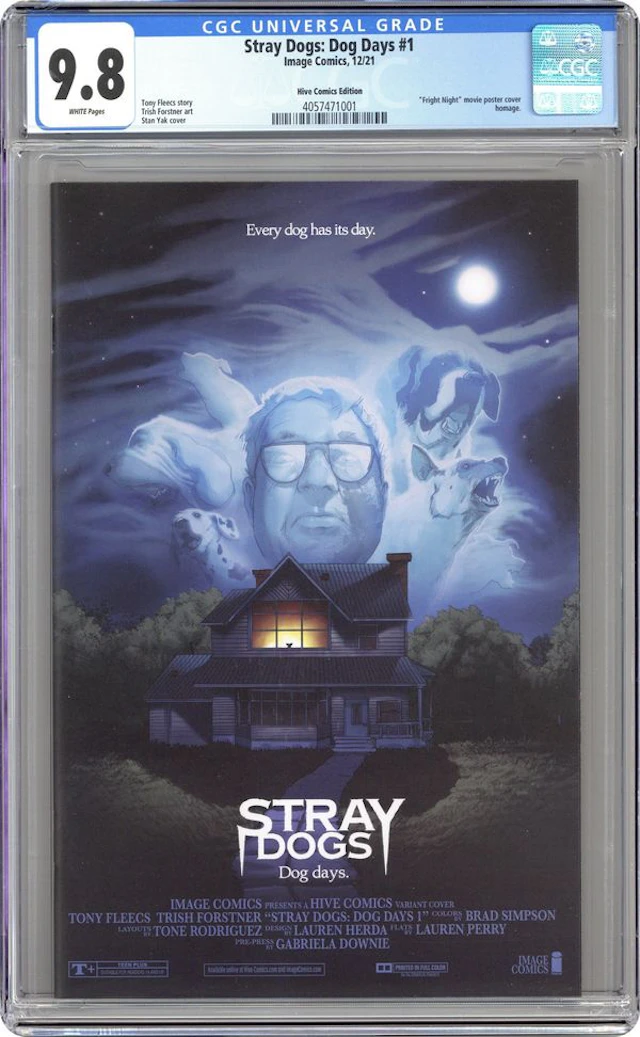 Stray Dogs Dog Days (2021 Image) 1HIVE CGC 9.8
