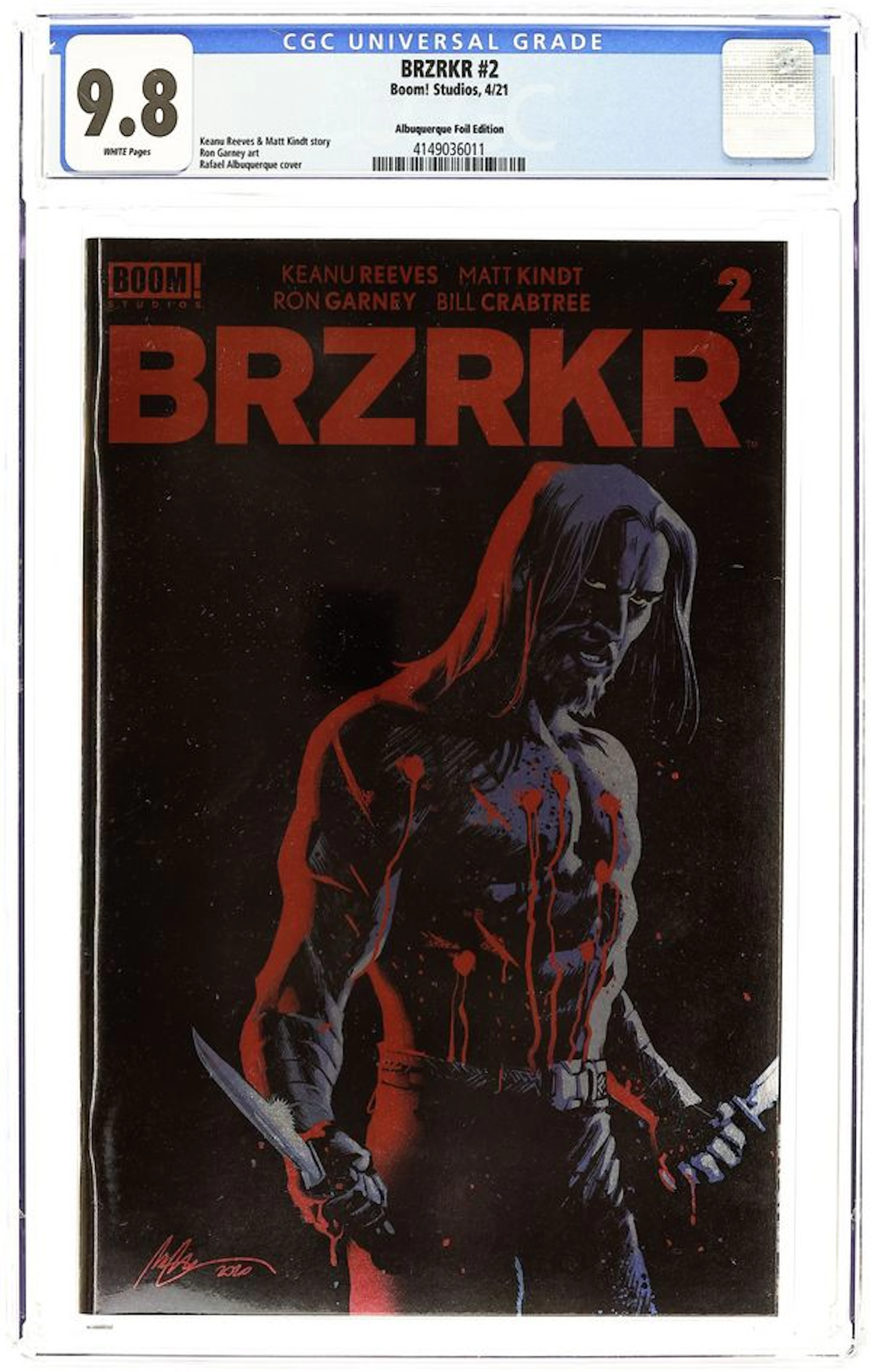 Brzrkr (2021 Boom) 2D CGC 9.8