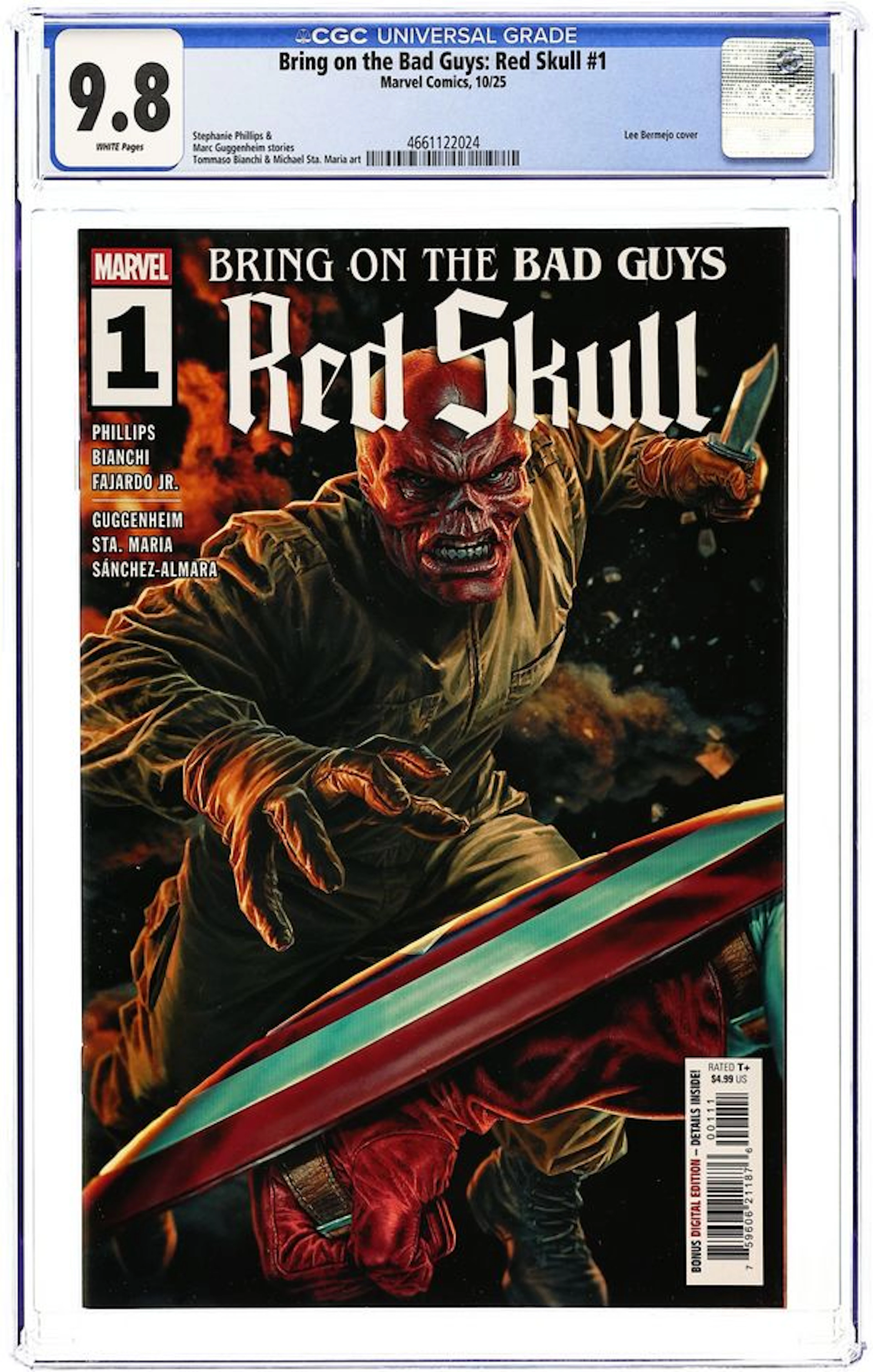 Bring on the Bad Guys Red Skull (2025 Marvel) 1A CGC 9.8