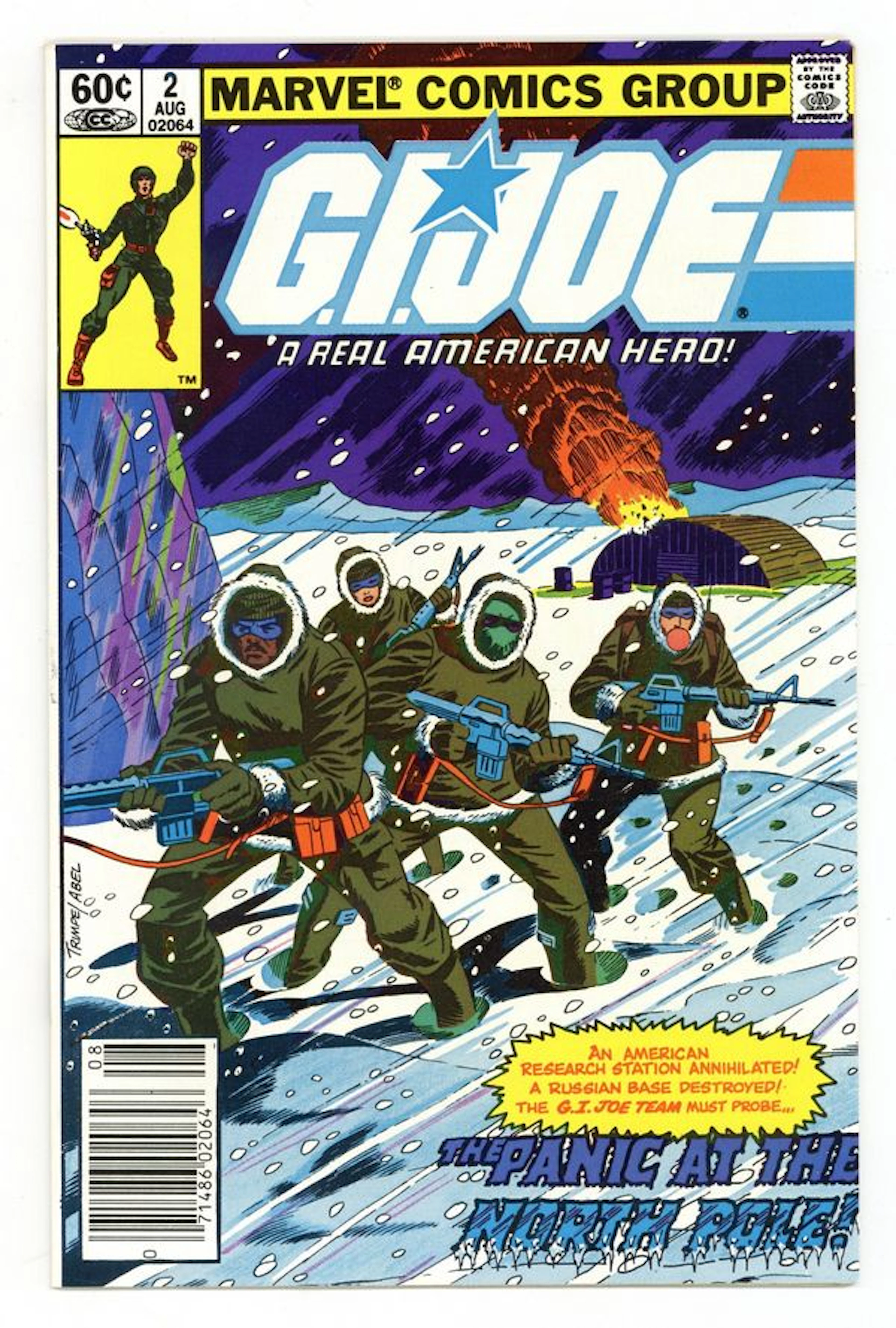 GI Joe A Real American Hero (1982 Marvel) 2N VF- 7.5