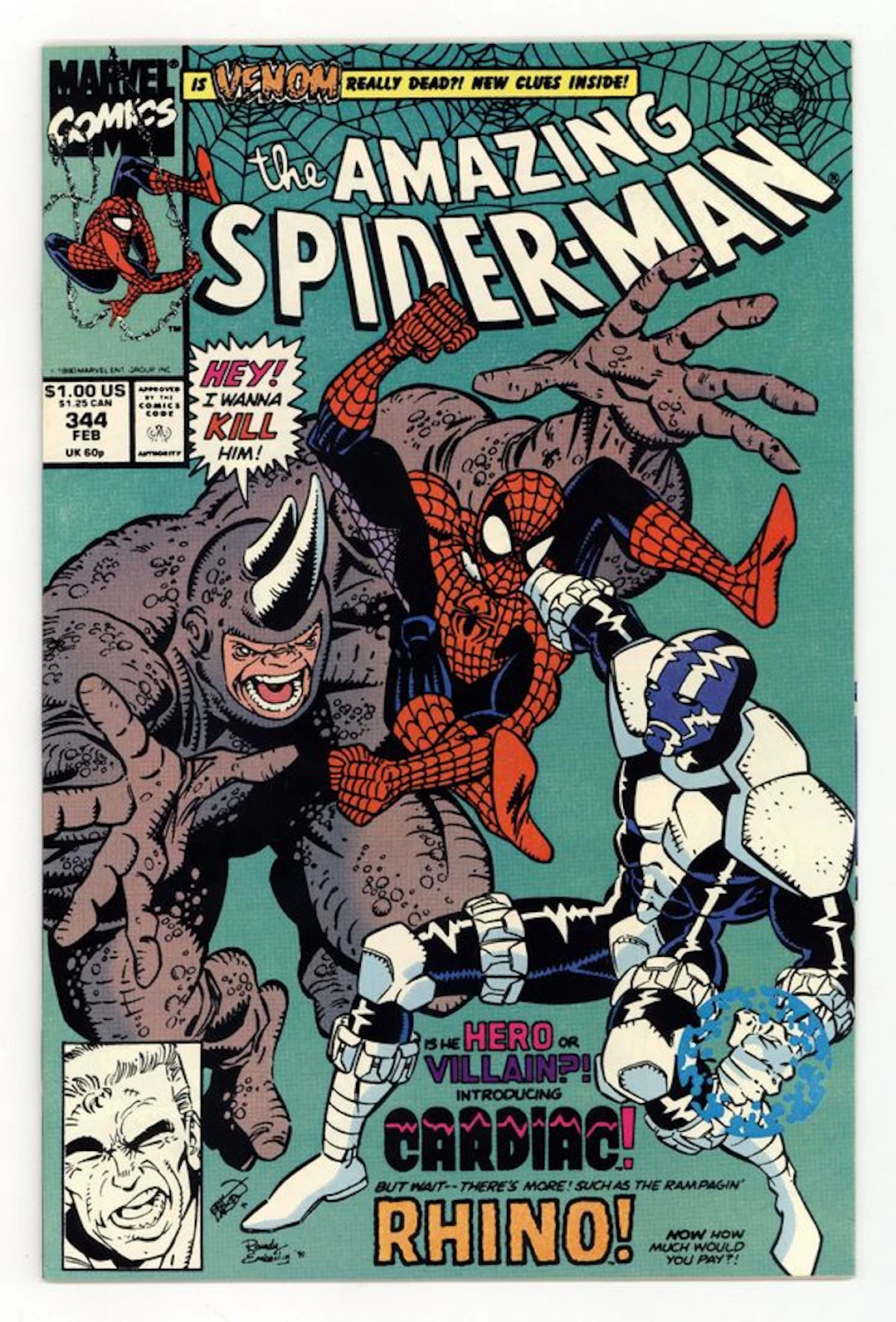 Amazing Spider-Man (1963 1st Series) 344 VF- 7.5