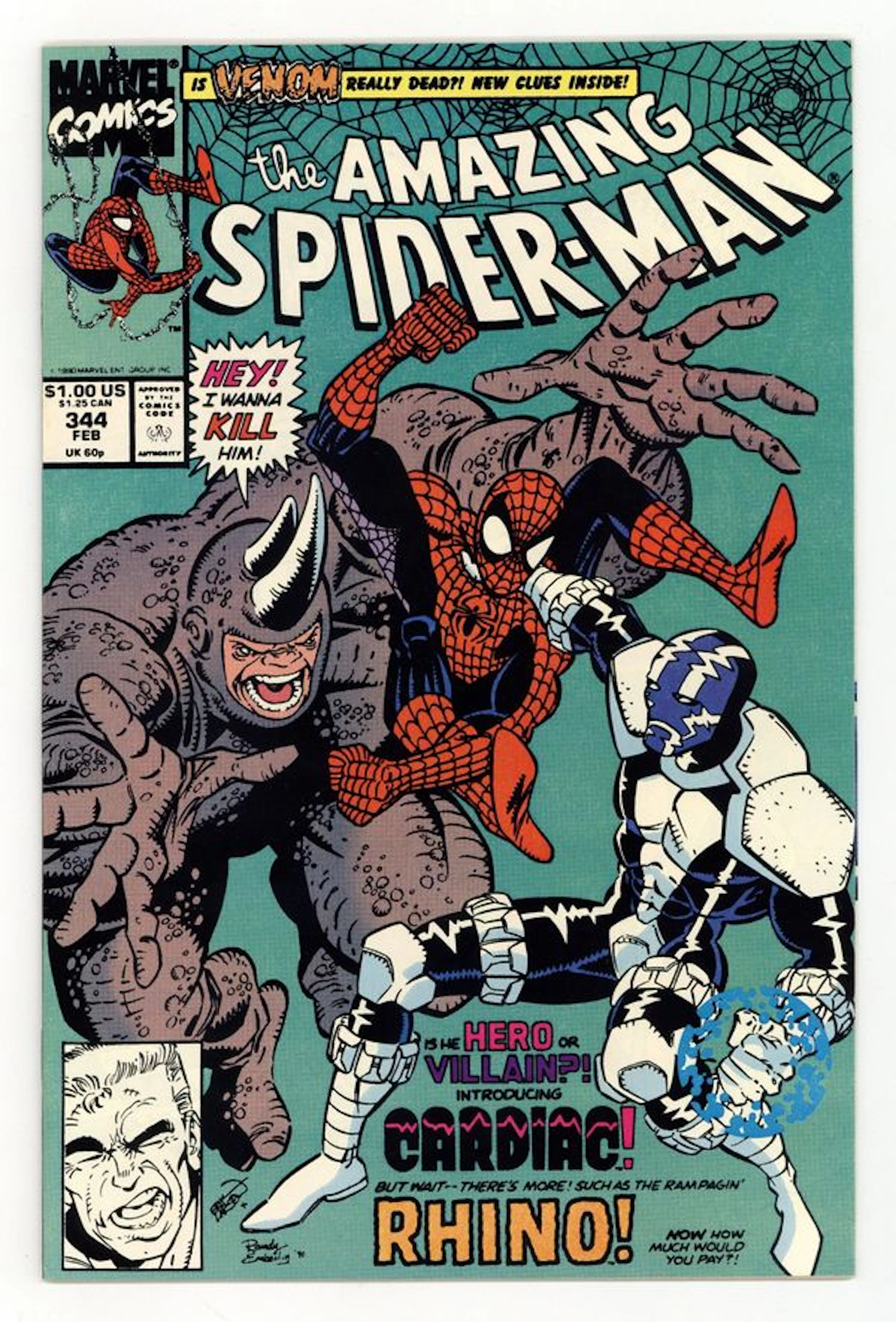 Amazing Spider-Man (1963 1st Series) 344 VF- 7.5
