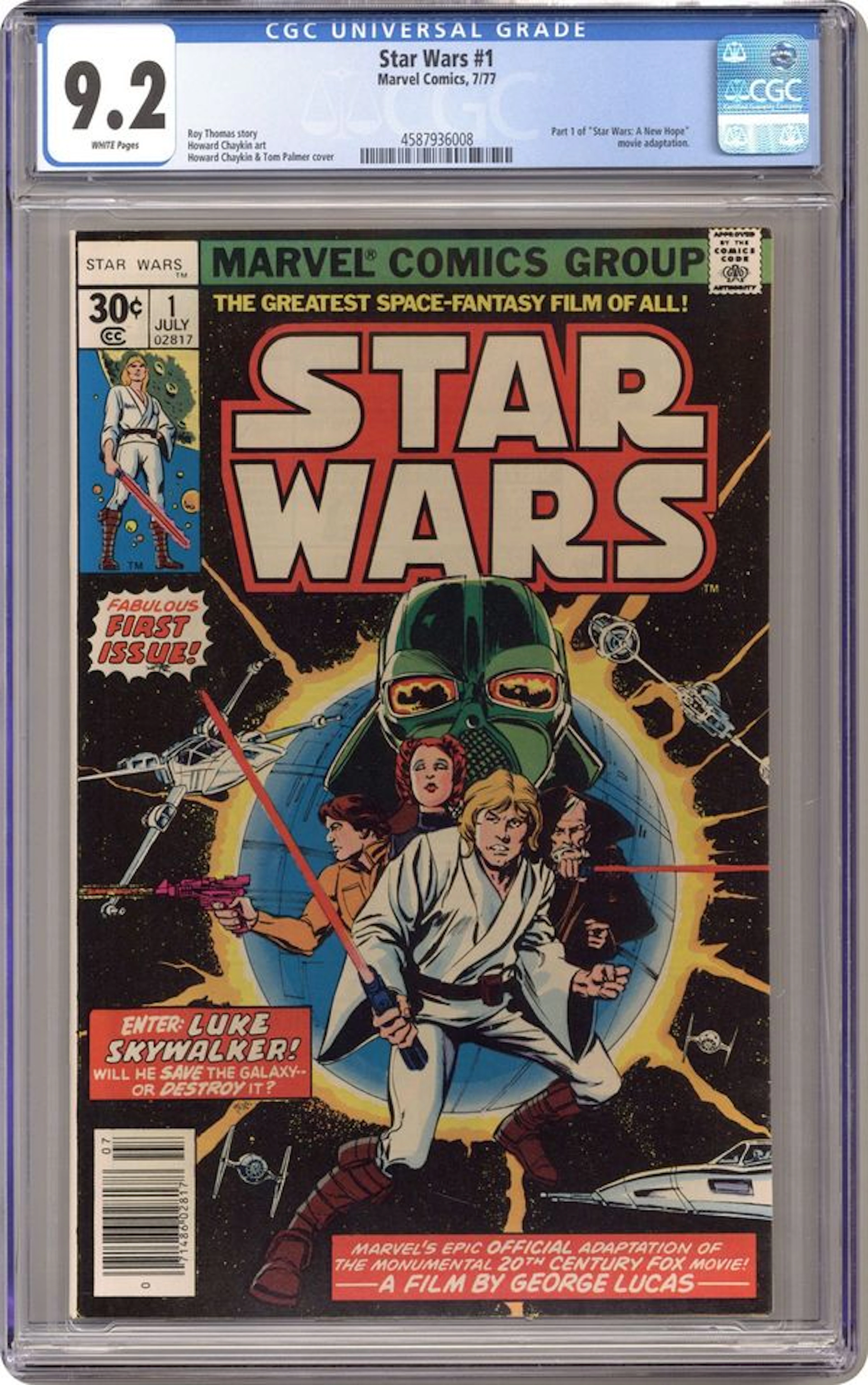 Star Wars (1977 Marvel) 1 CGC 9.2