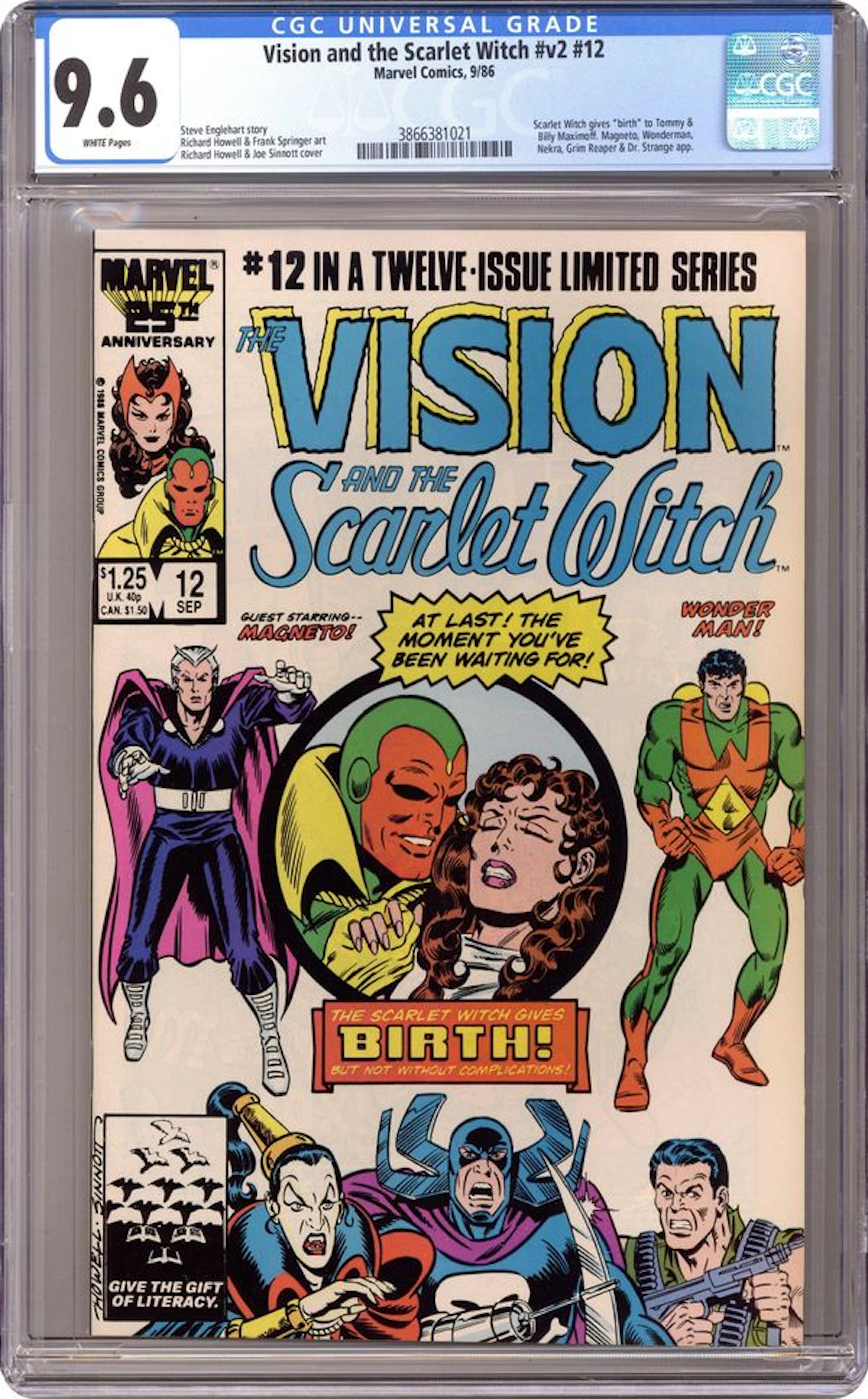 Vision and the Scarlet Witch (1985 2nd Series) 12 CGC 9.6