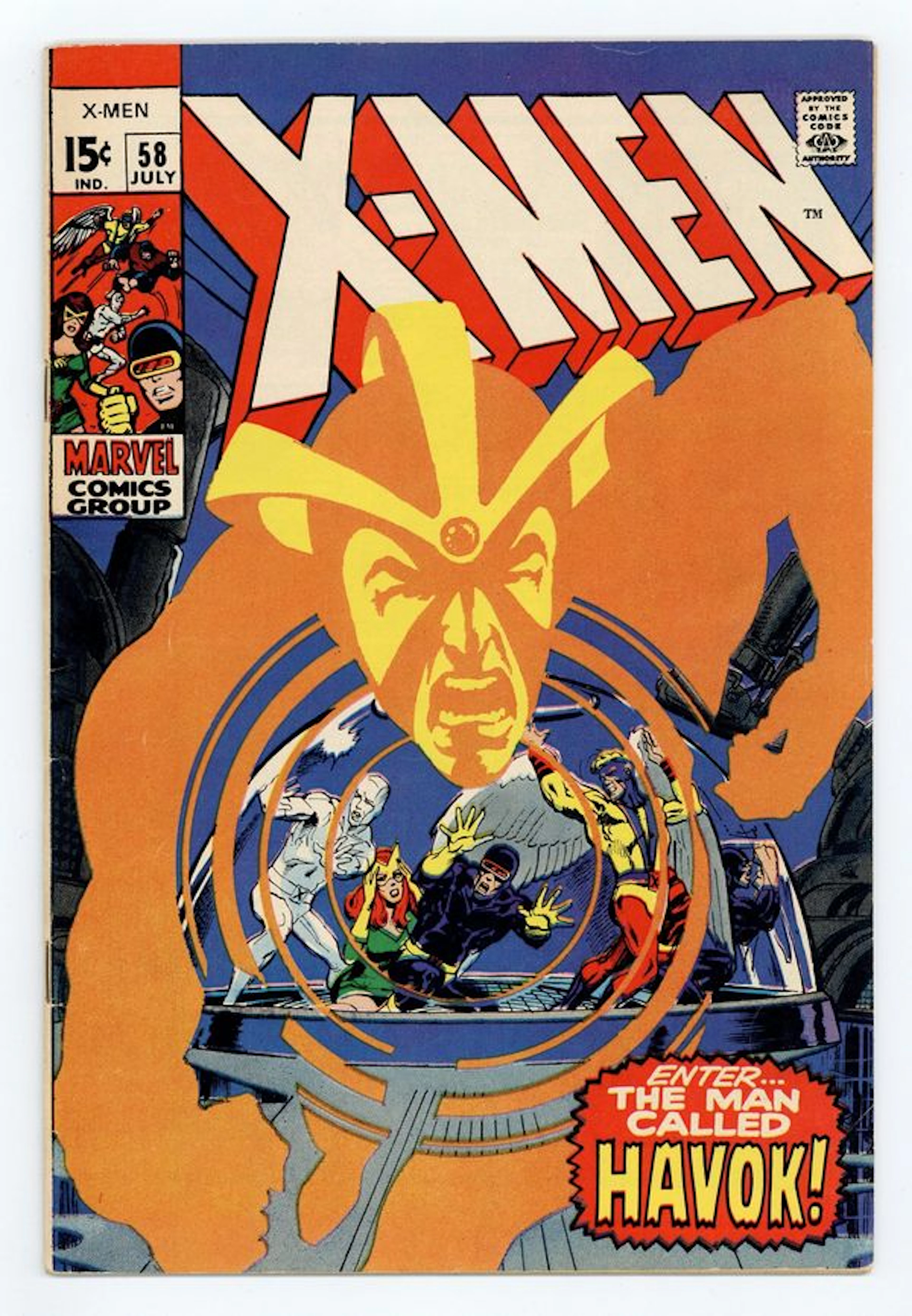 Uncanny X-Men (1963 1st Series) 58 GD+ 2.5