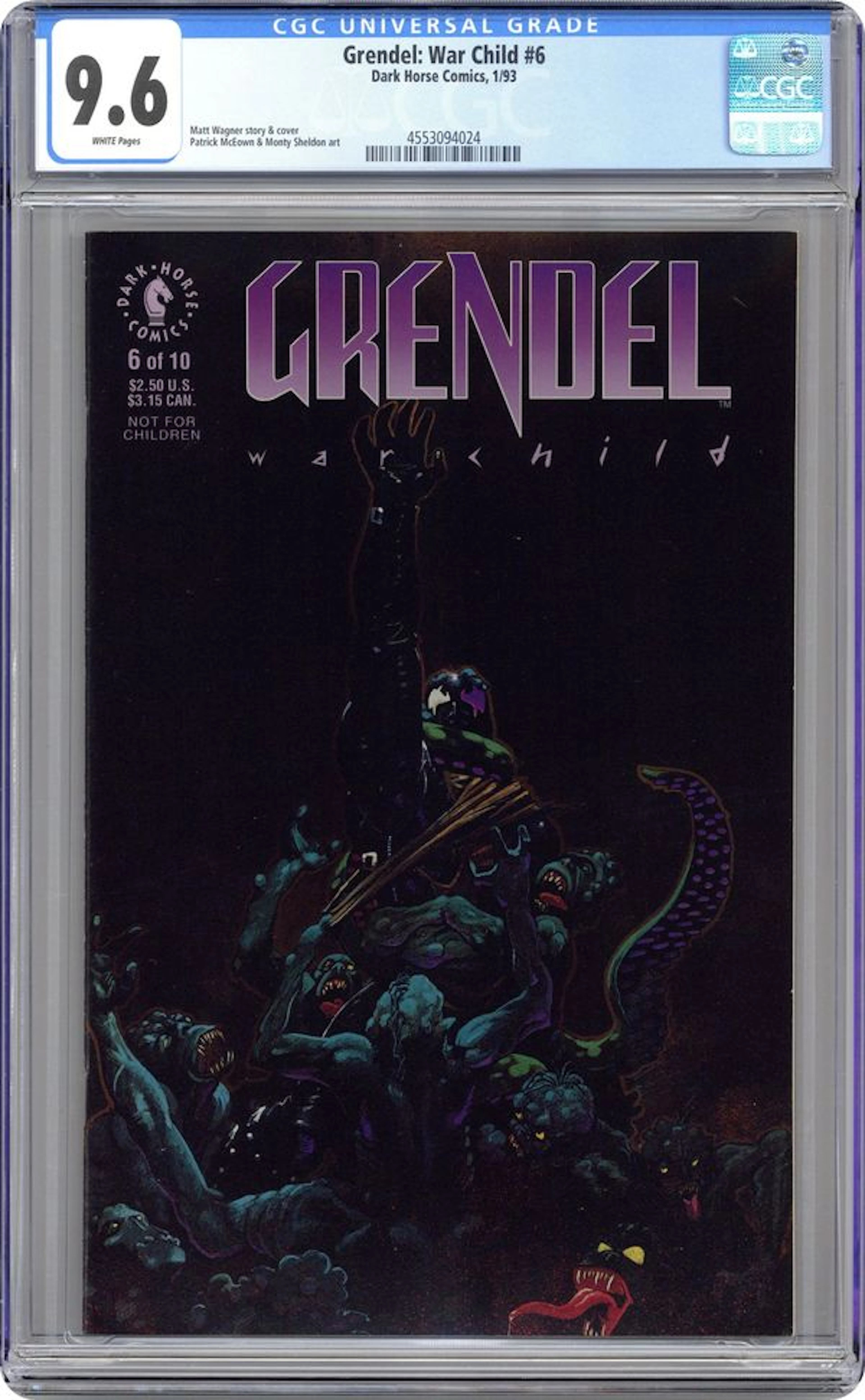 Grendel War Child (1992) 6 CGC 9.6