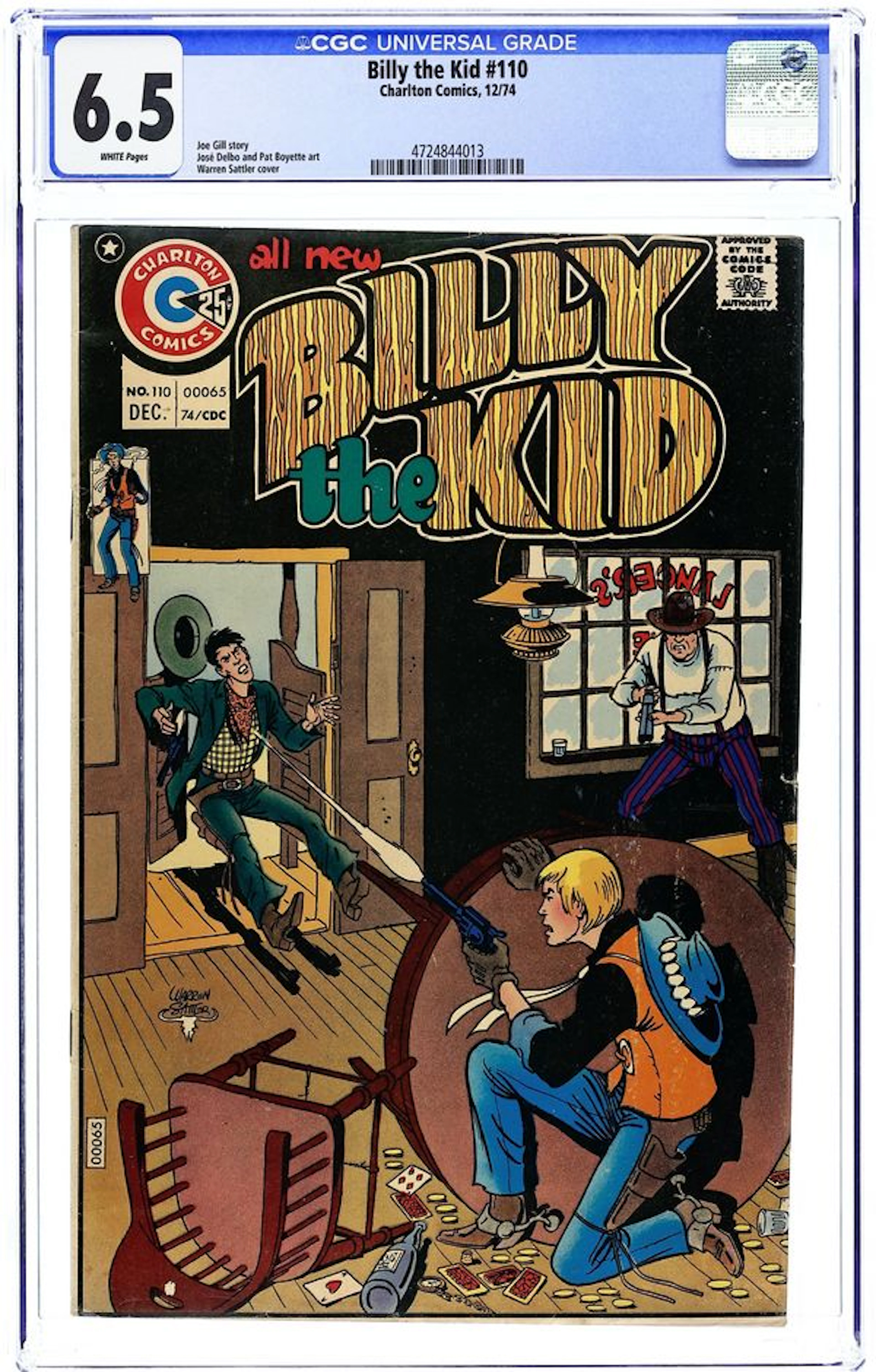 Billy the Kid (1956 Charlton) 110 CGC 6.5