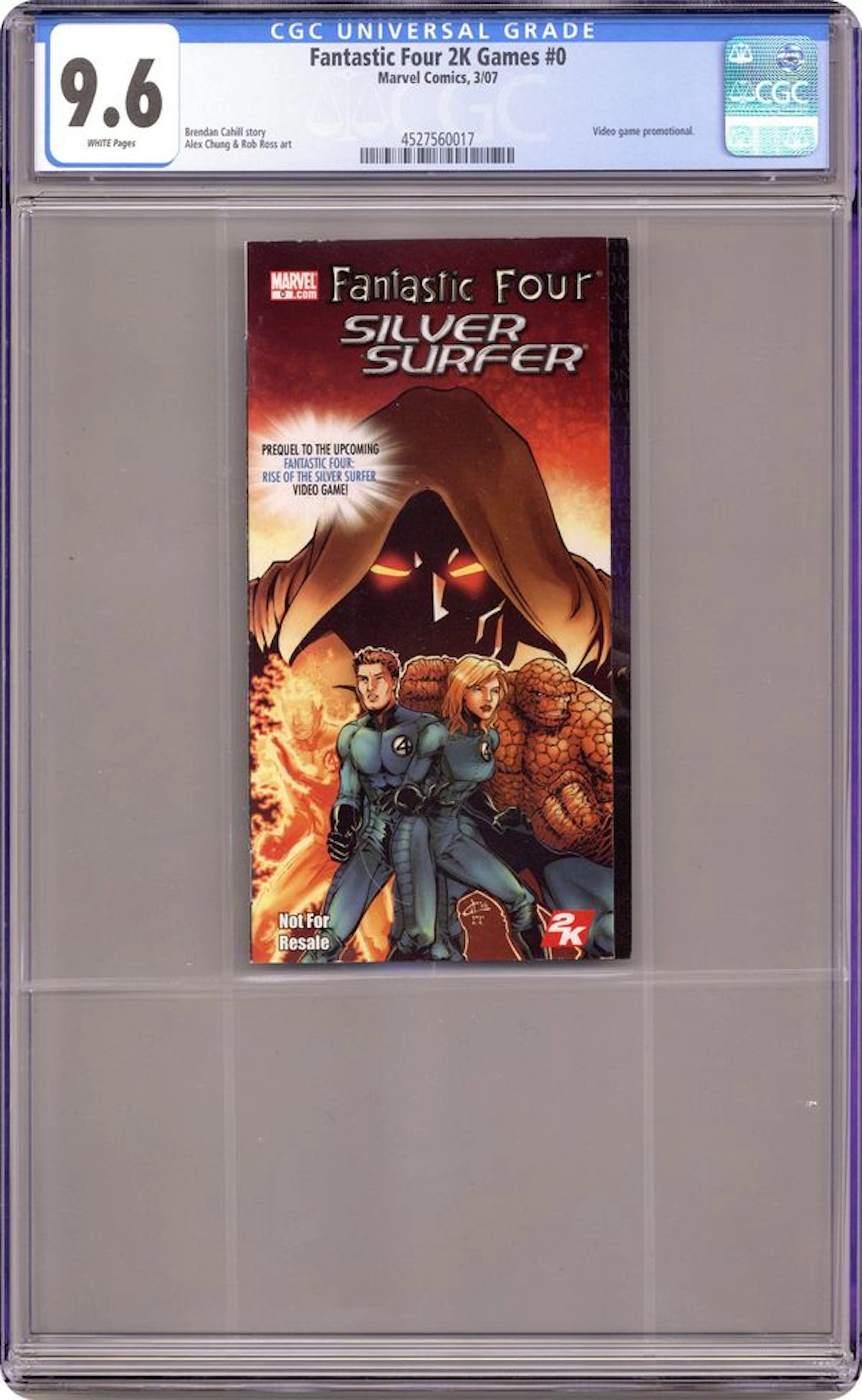 Fantastic Four 2K Games Giveaway (2007) 0 CGC 9.6