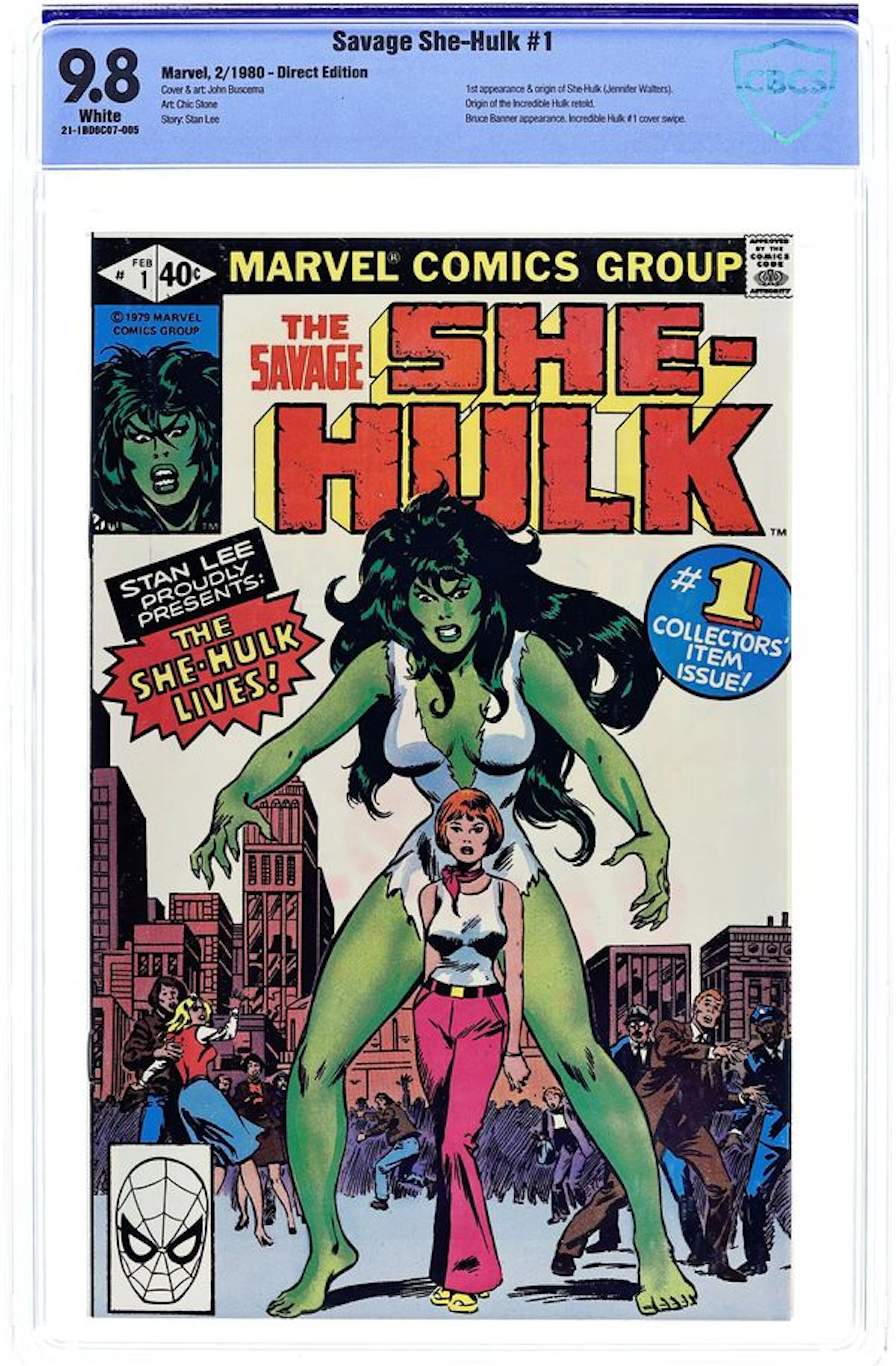 Savage She-Hulk (1980) 1D CBCS 9.8