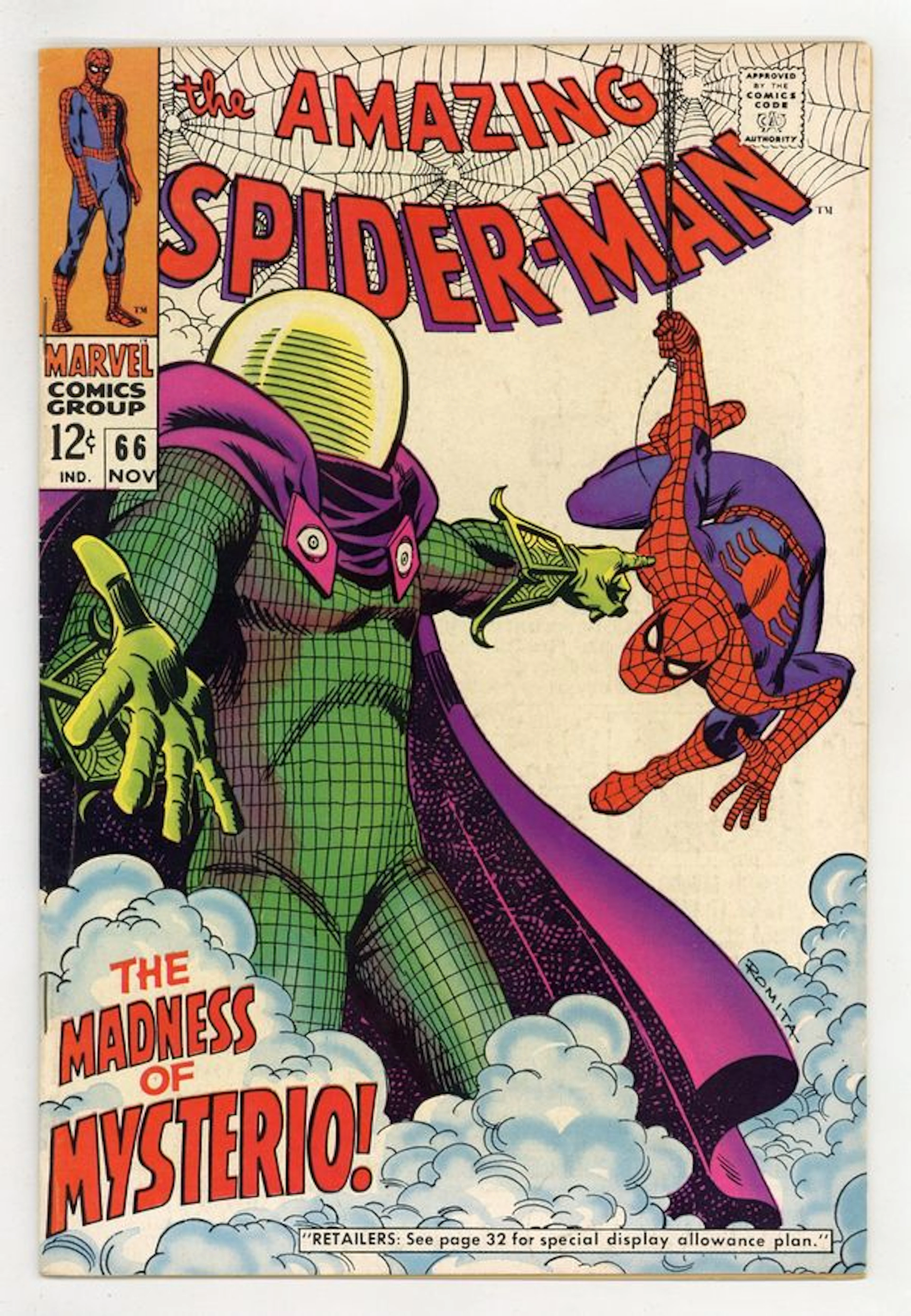 Amazing Spider-Man (1963 1st Series) 66 VG/FN 5.0