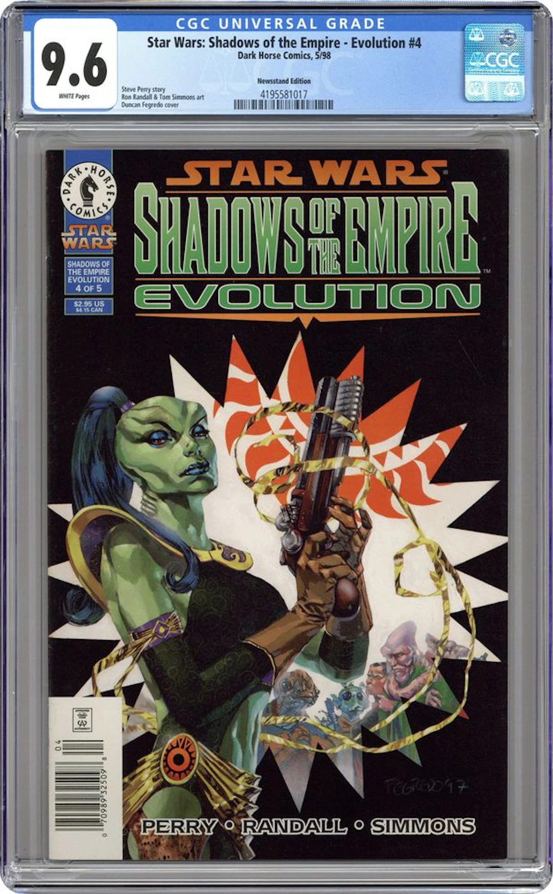 Star Wars Shadows of the Empire Evolution (1998) 4 CGC 9.6