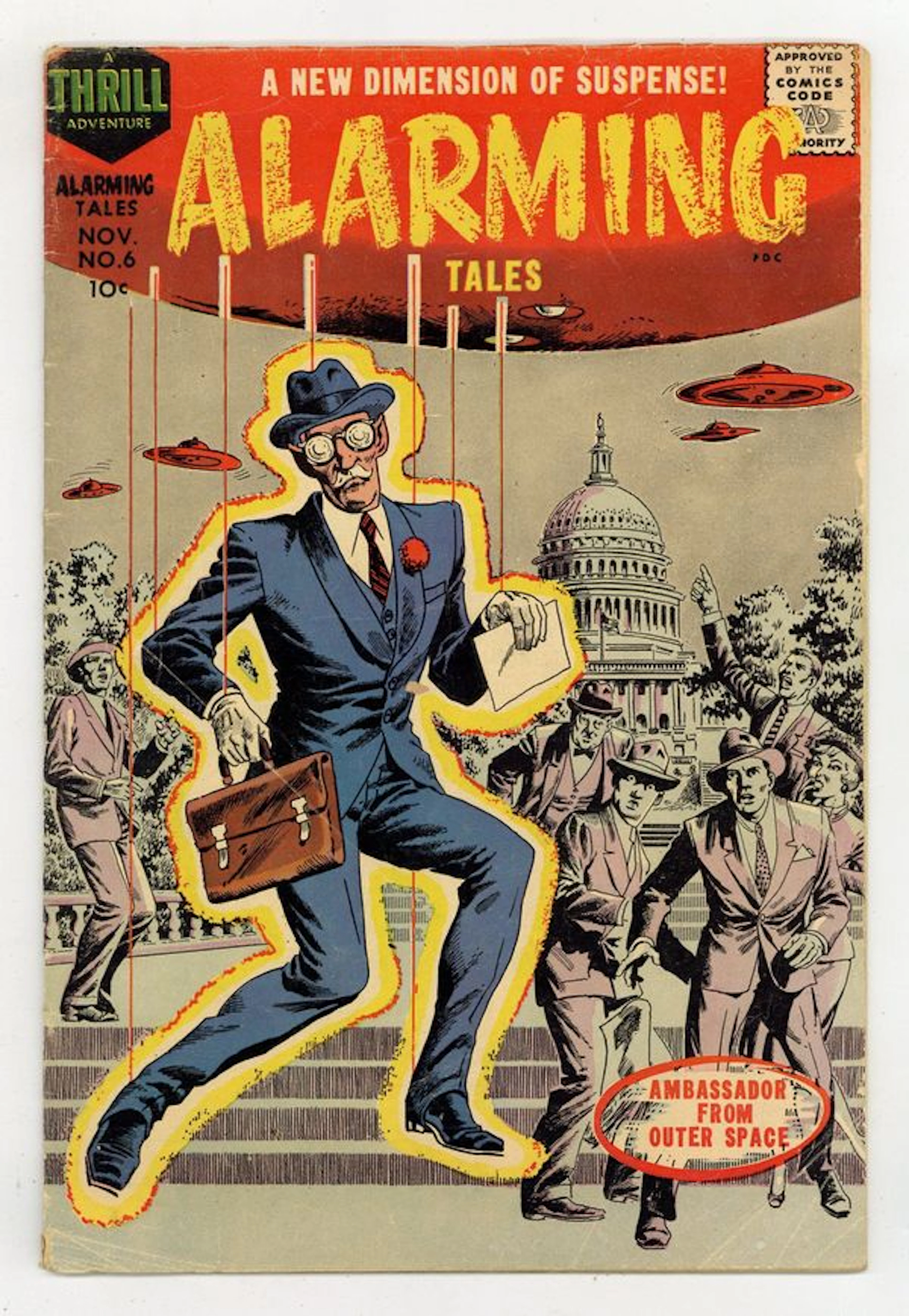 Alarming Tales (1957 Harvey) 6 GD+ 2.5