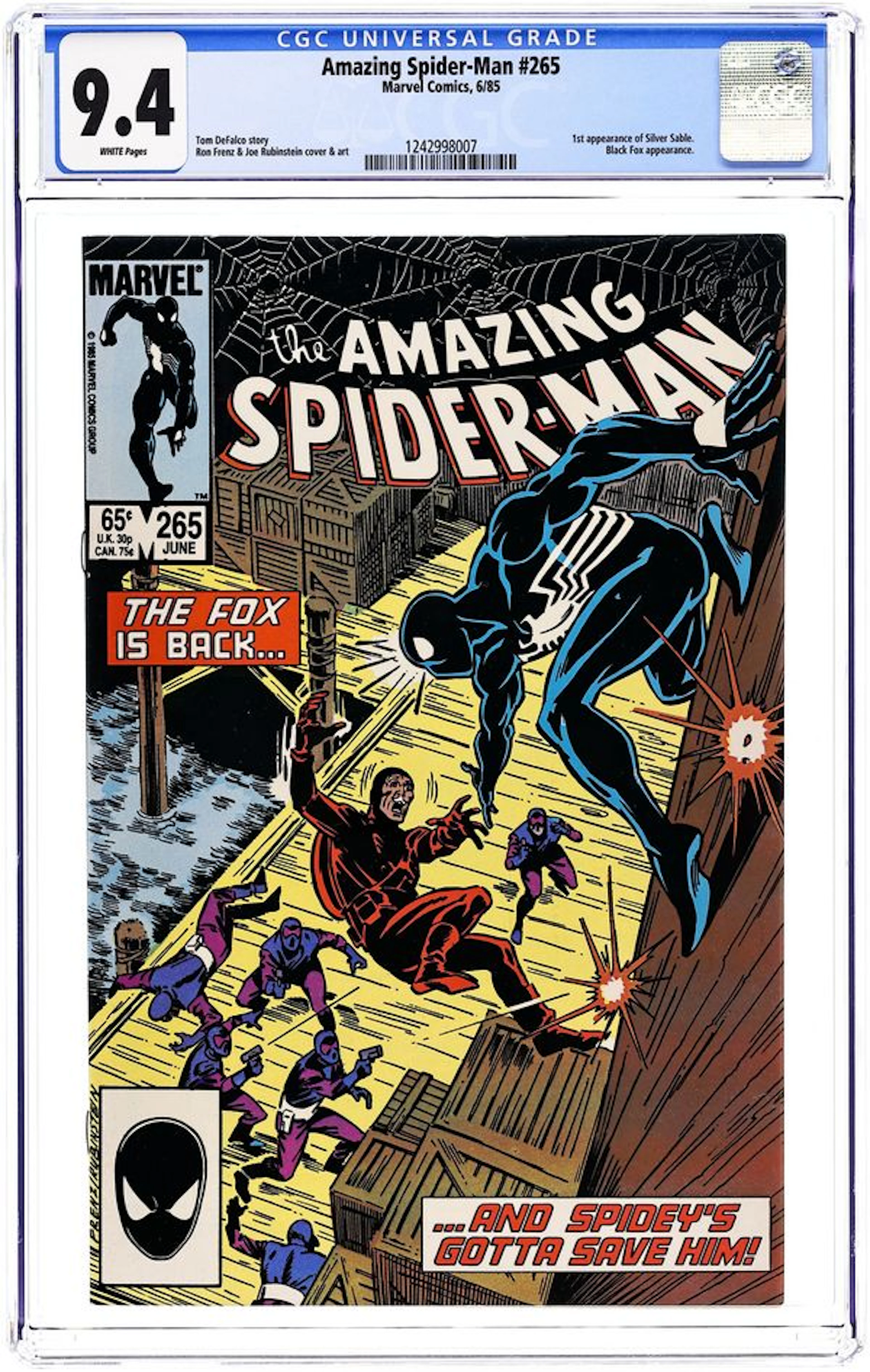 Amazing Spider-Man (1963 1st Series) 265A CGC 9.4