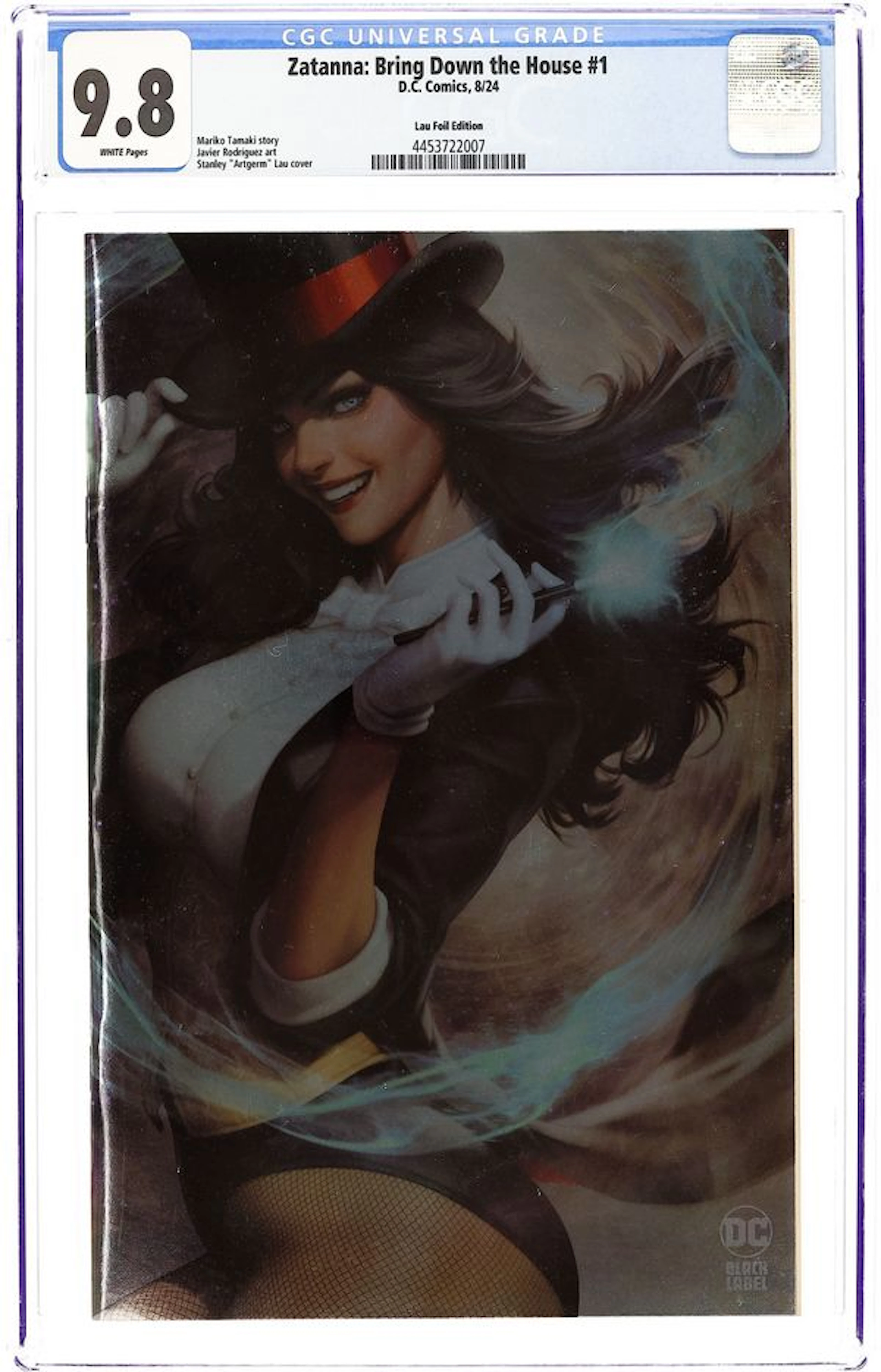 Zatanna Bring Down the House (2024 DC) 1D CGC 9.8