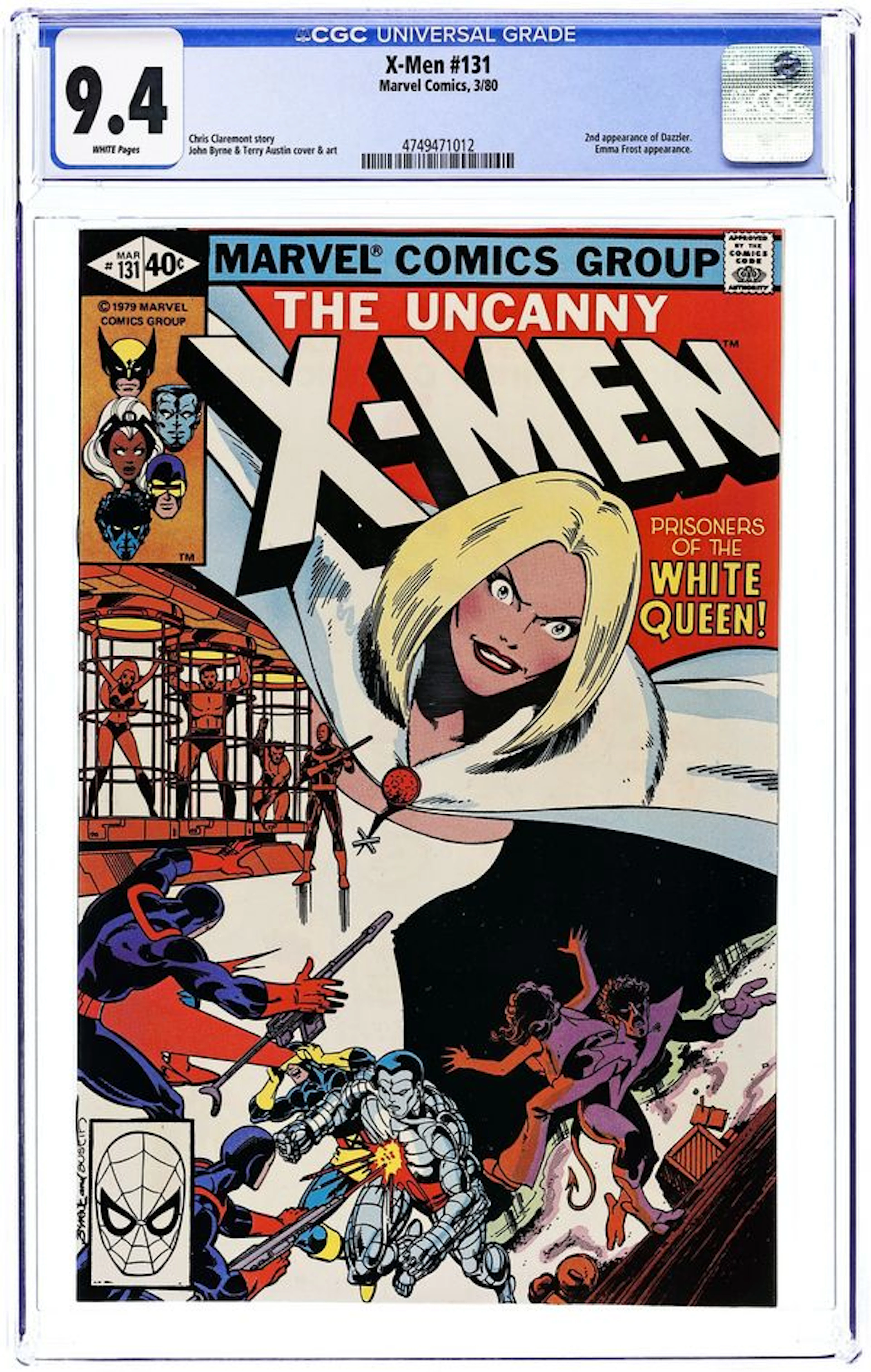 Uncanny X-Men (1963 1st Series) 131D CGC 9.4