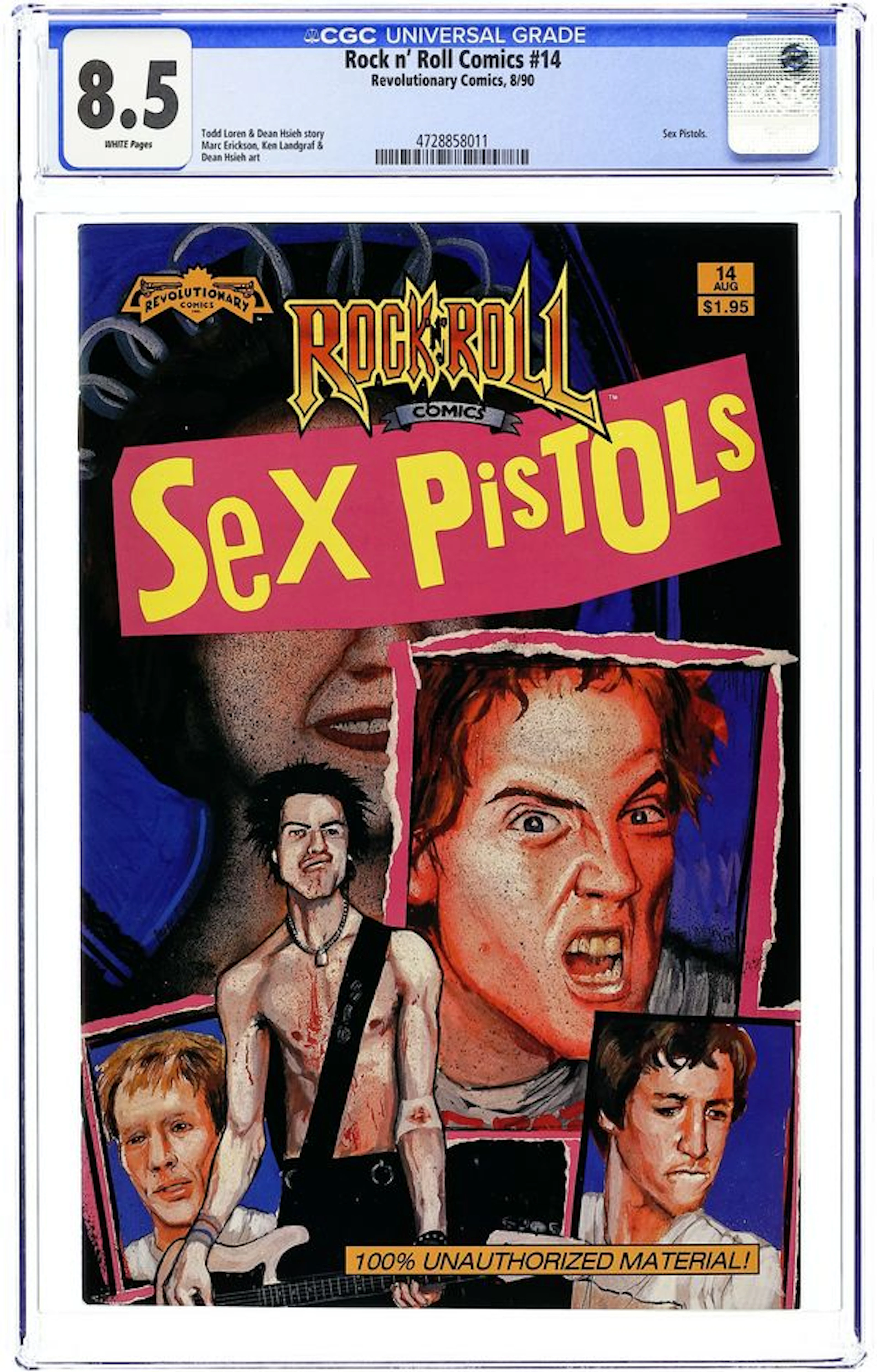 Rock N Roll Comics (1989 1st Printing) 14 CGC 8.5