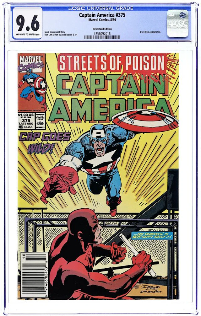 Captain America (1968 1st Series) 375N CGC 9.6