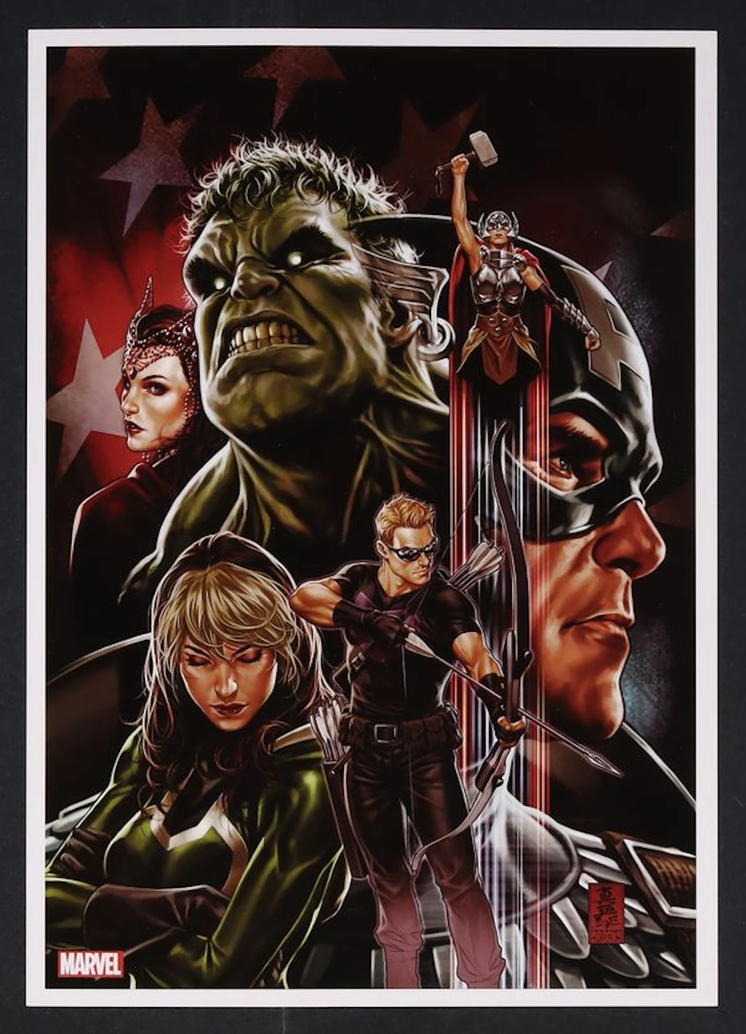 Avengers # 690 (2018) Cover Print Print by Mark Brooks
