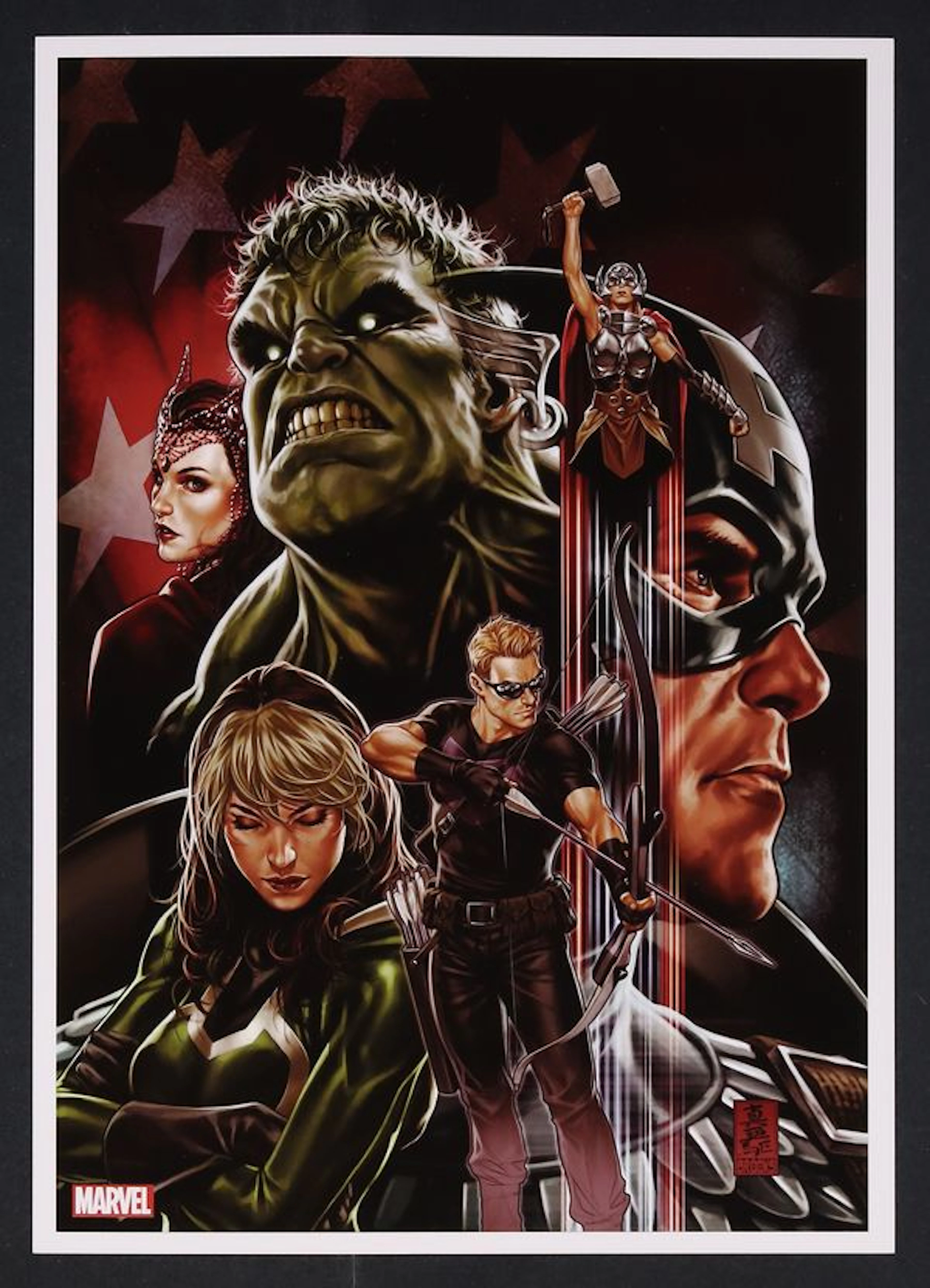 Avengers # 690 (2018) Cover Print Print by Mark Brooks