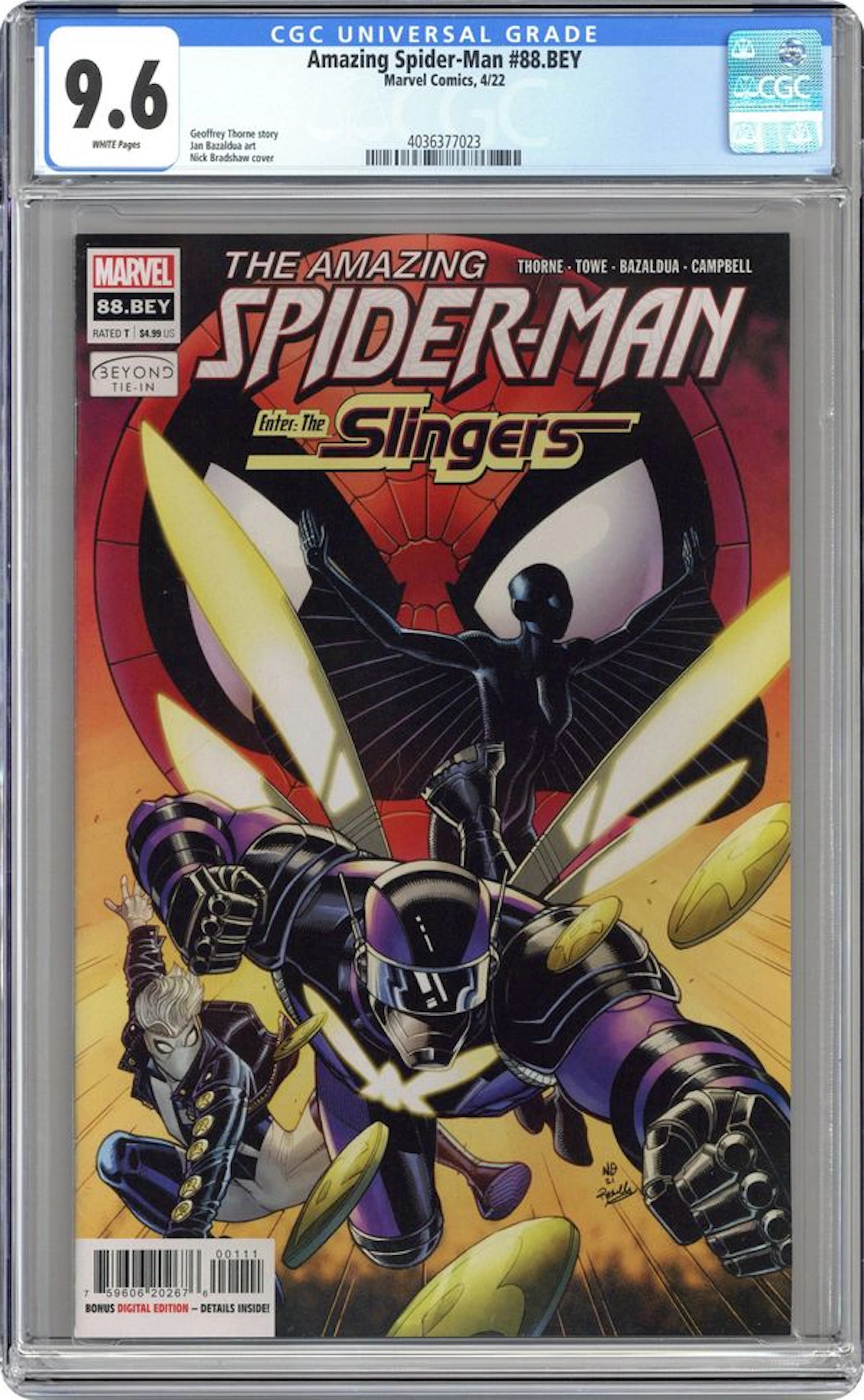 Amazing Spider-Man (2018 6th Series) 88BEY.A CGC 9.6