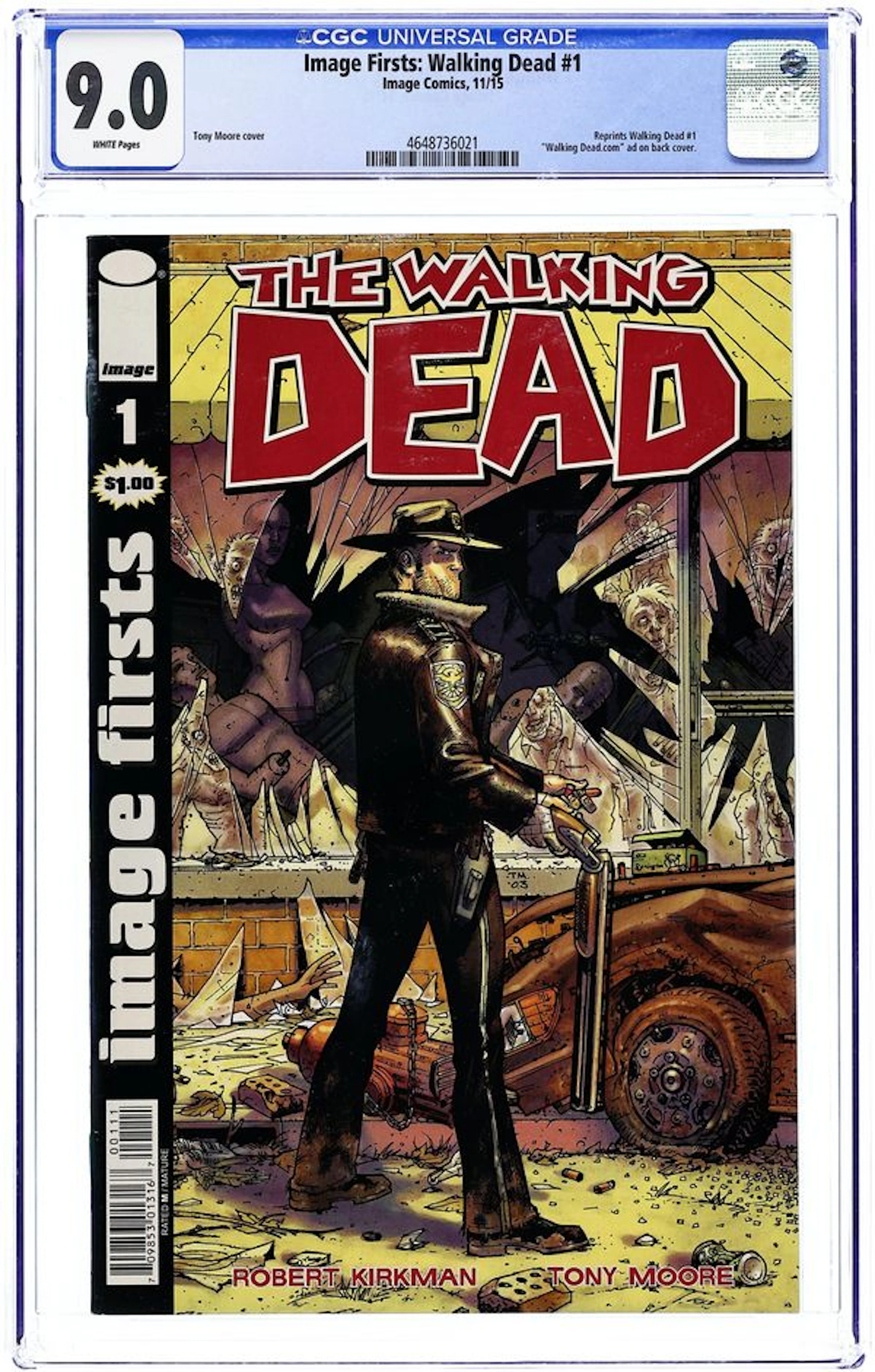 Image Firsts Walking Dead (2010 Image) 1F CGC 9.0