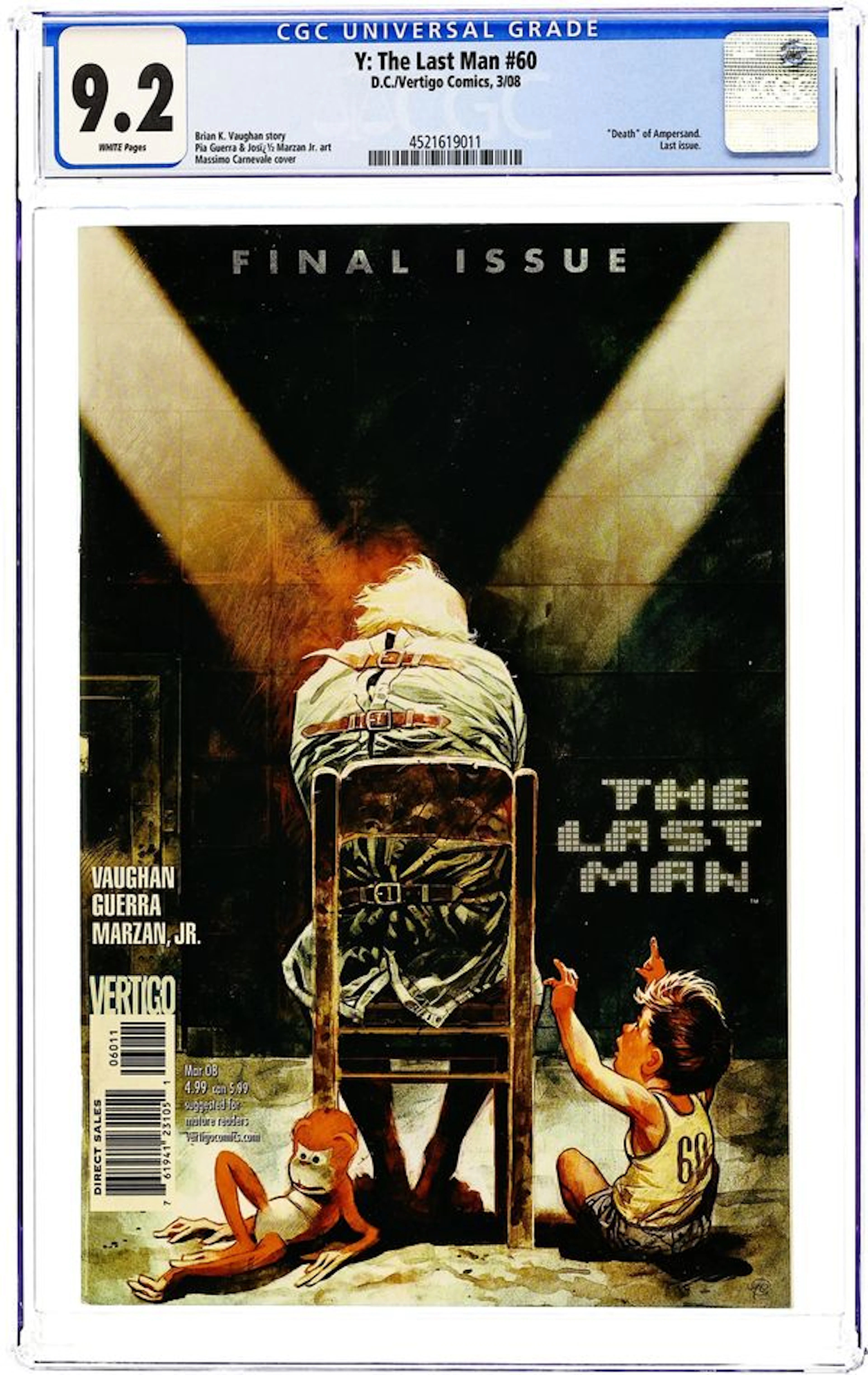 Y the Last Man (2002) 60 CGC 9.2