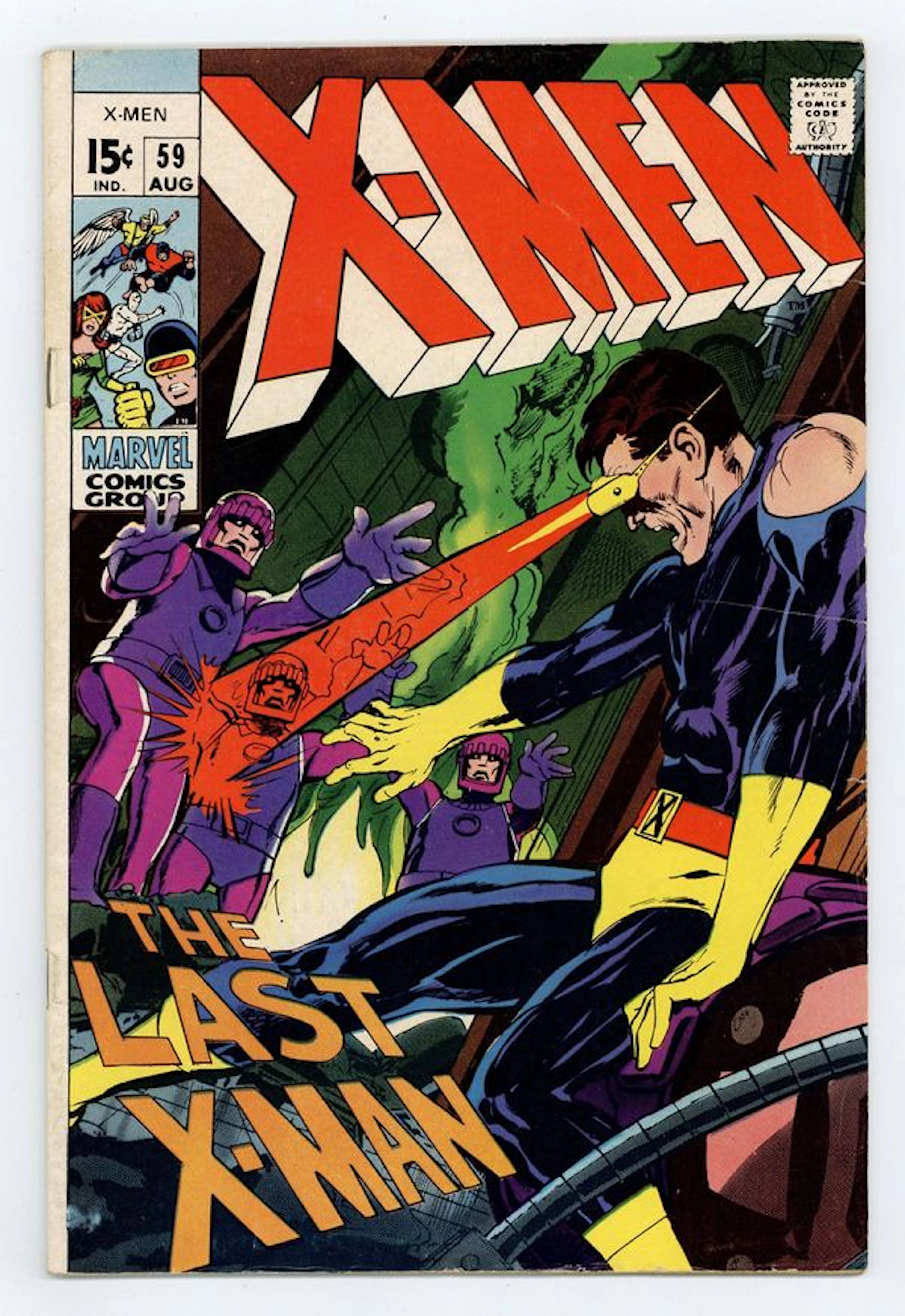 Uncanny X-Men (1963 1st Series) 59 FN- 5.5