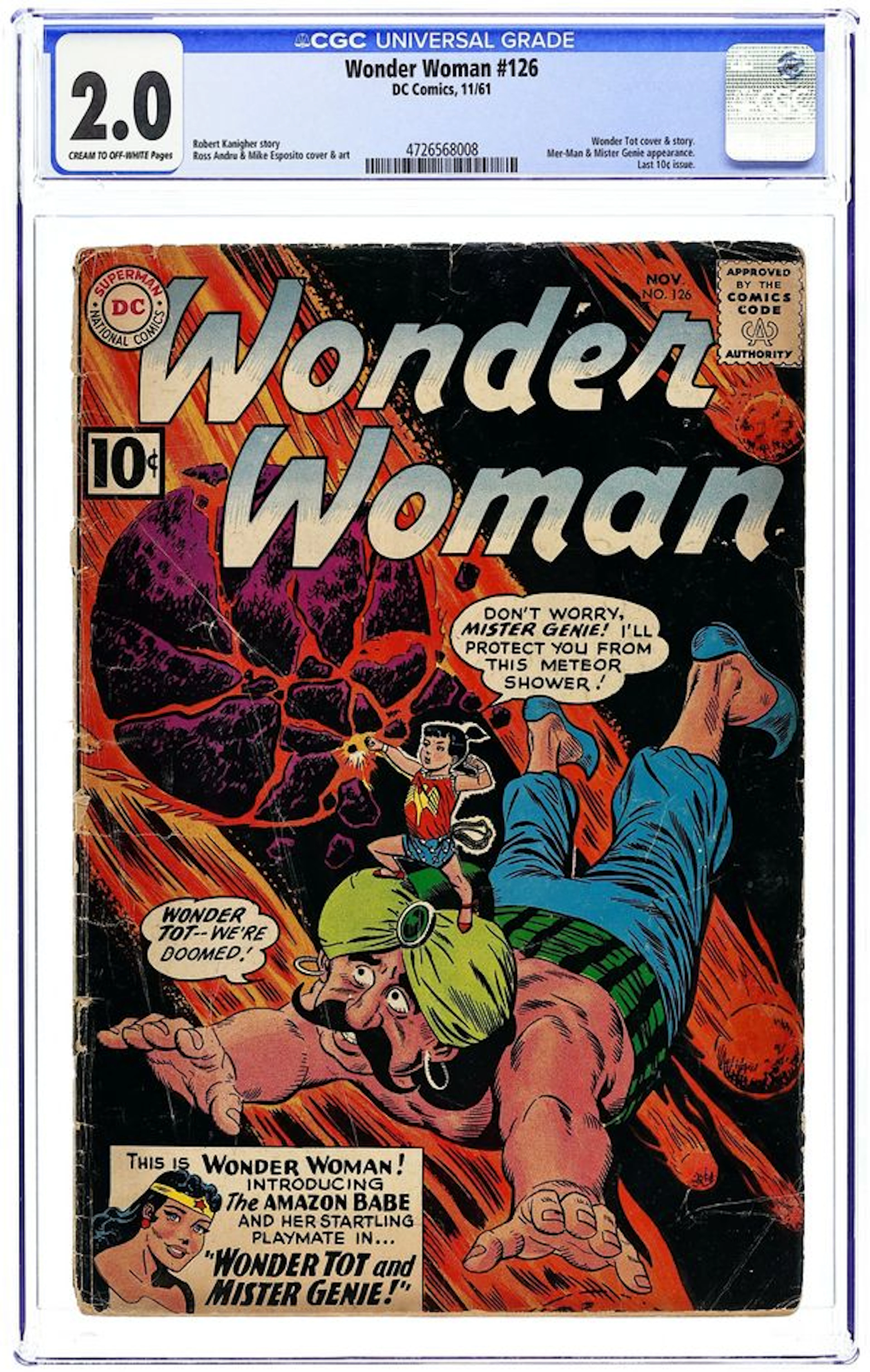 Wonder Woman (1942 1st Series DC) 126 CGC 2.0