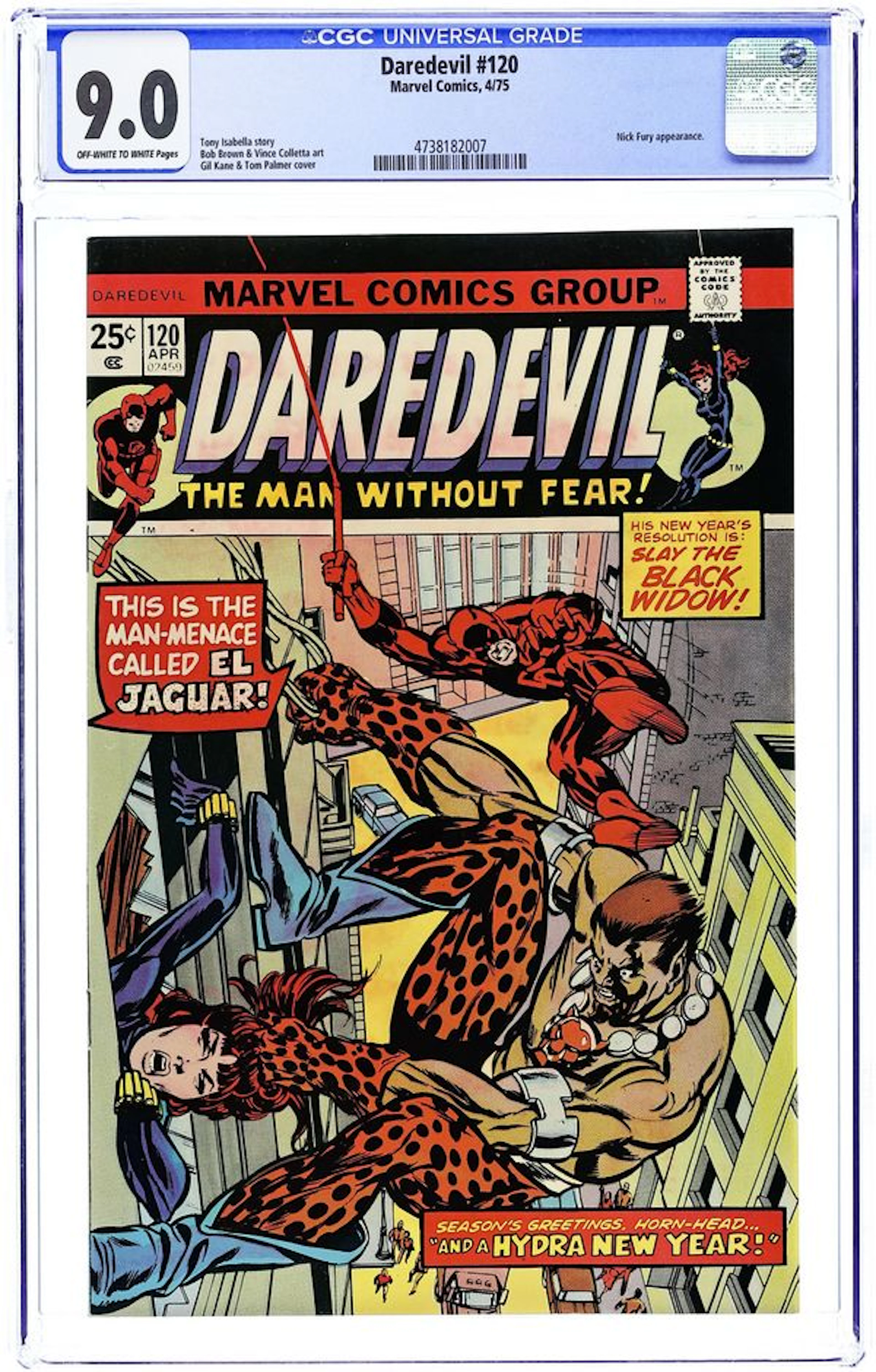 Daredevil (1964 1st Series) 120 CGC 9.0