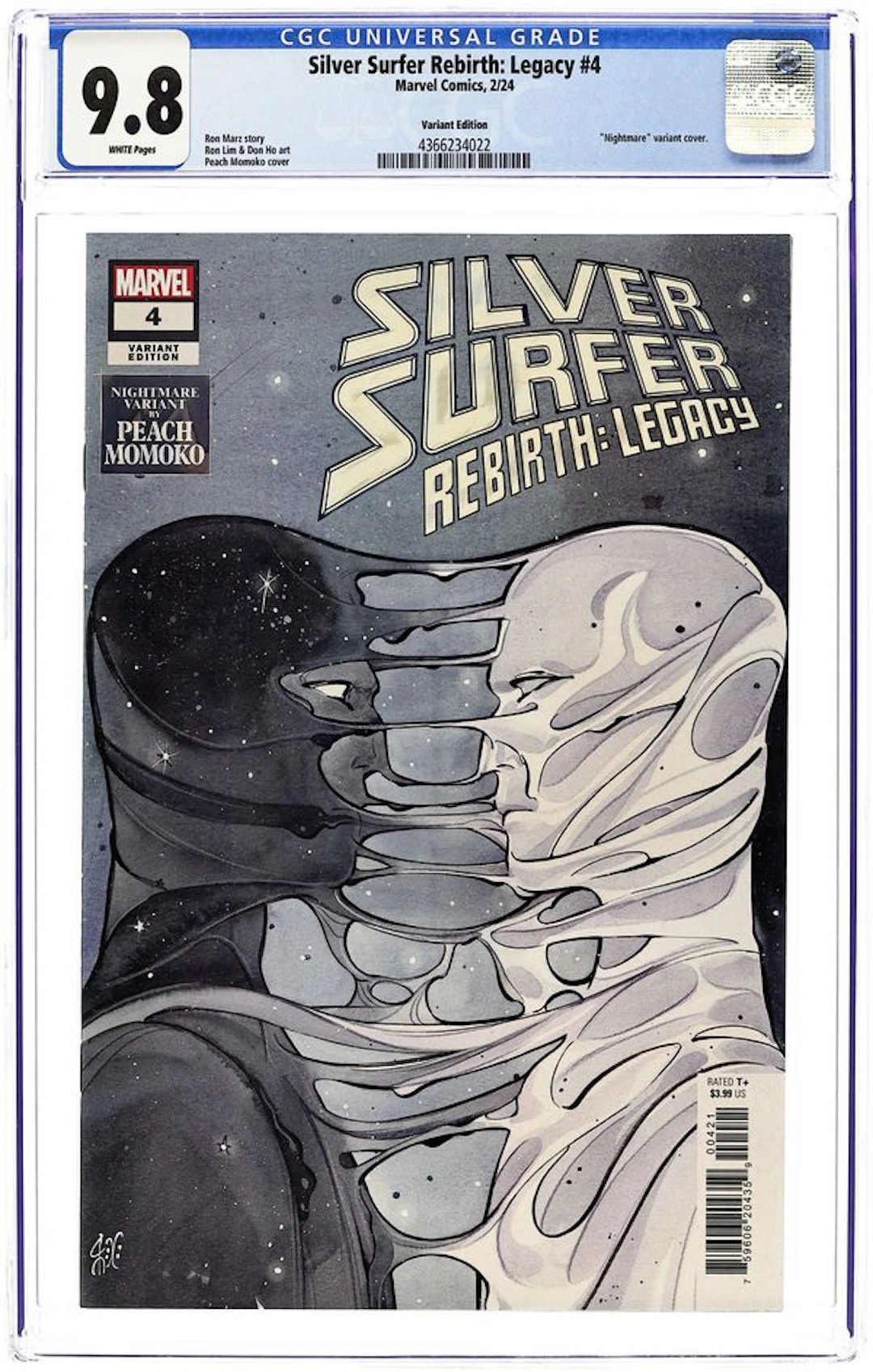 Silver Surfer Rebirth Legacy (2023 Marvel) 4B CGC 9.8