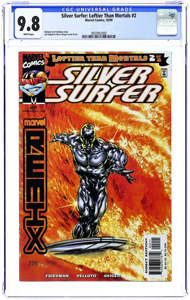 Silver Surfer Loftier Than Mortals (1999 Marvel) 2 CGC 9.8