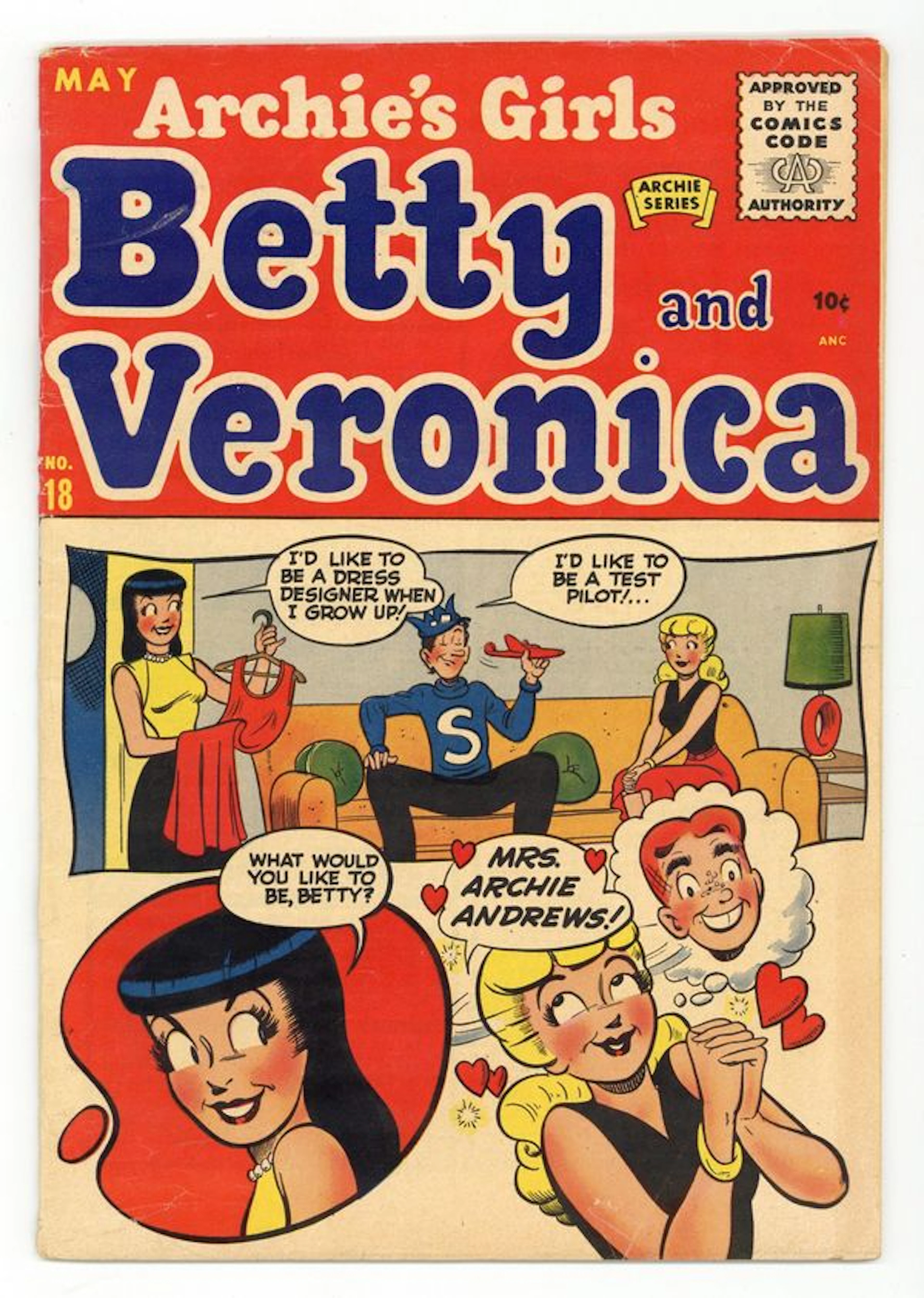 Archie's Girls Betty and Veronica (1951) 18 VG- 3.5