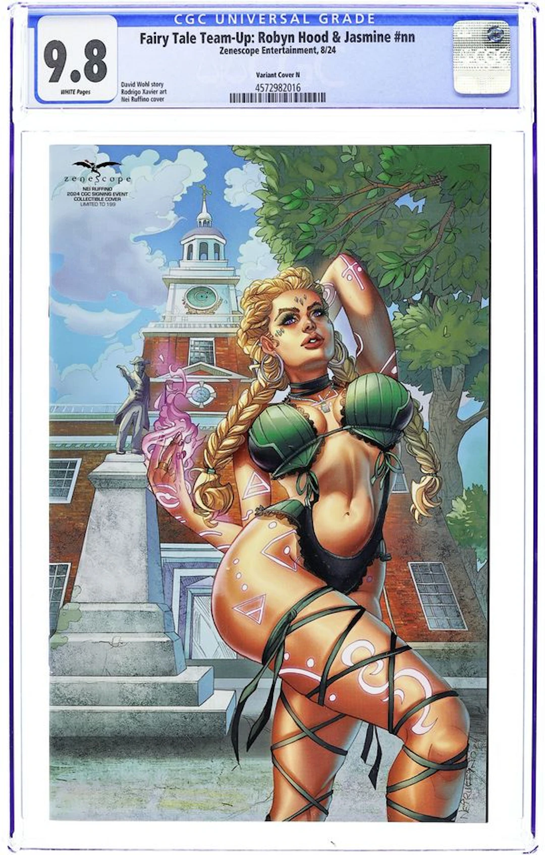 Fairy Tale Team-Up Robyn Hood and Jasmine (2024 Zenescope) 1N CGC 9.8