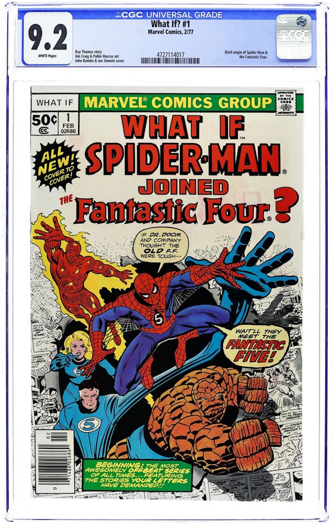What If (1977 1st Series) 1 CGC 9.2