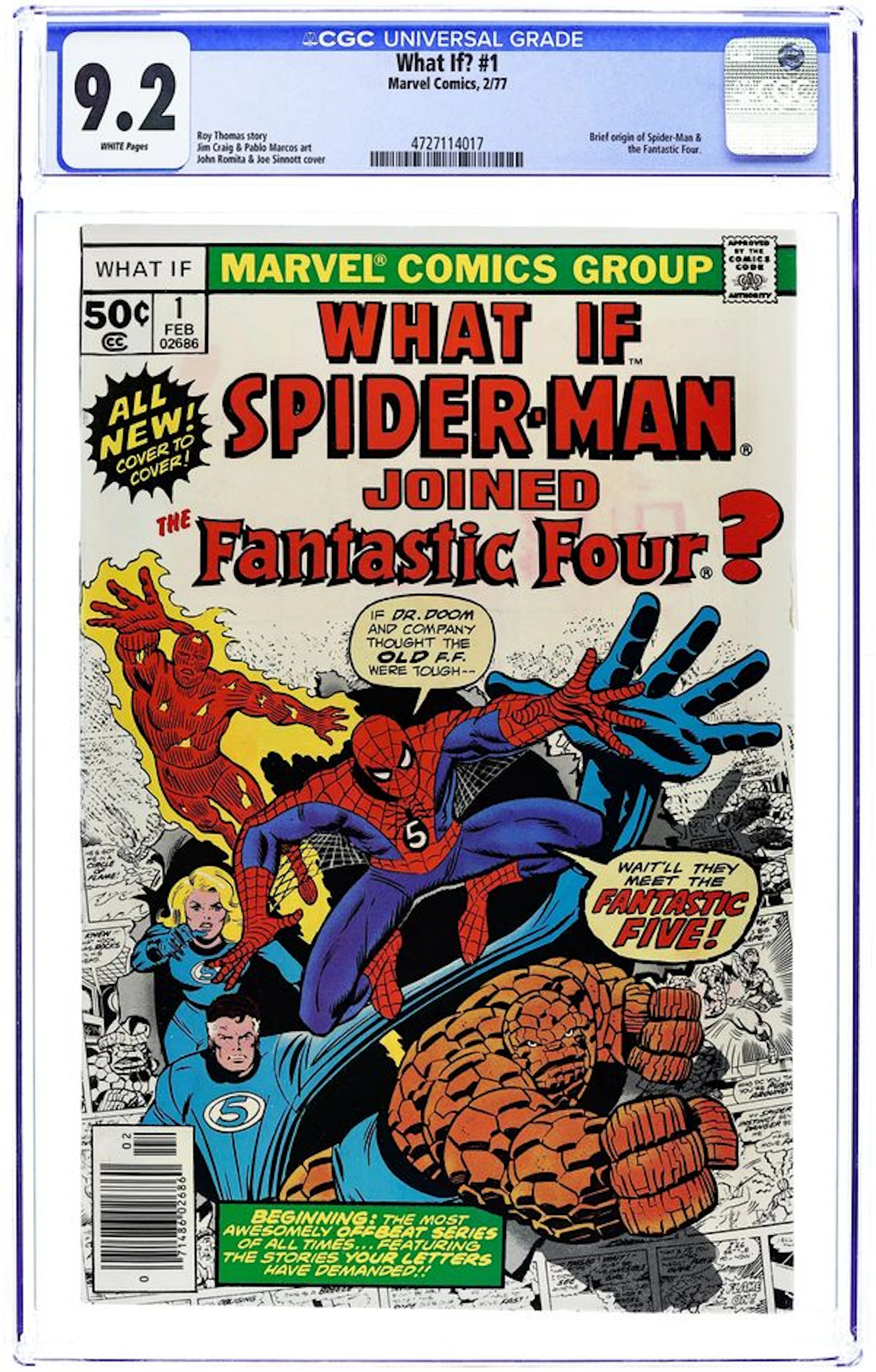 What If (1977 1st Series) 1 CGC 9.2