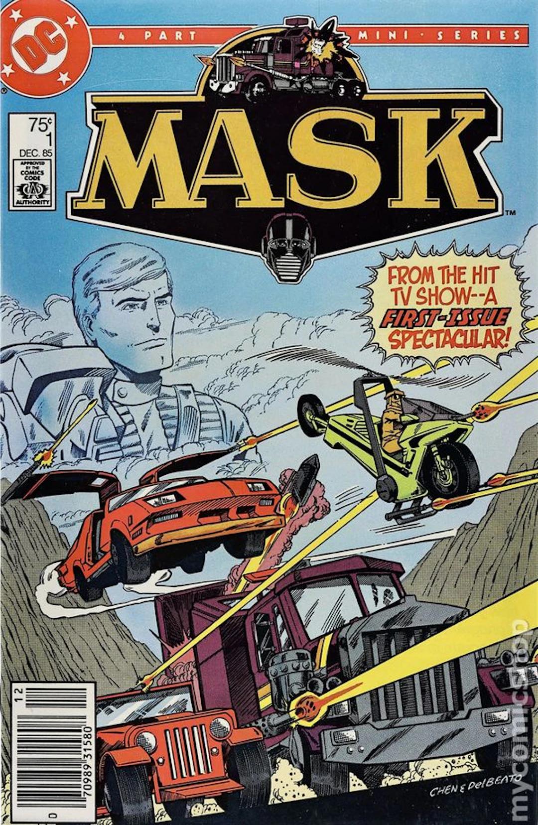 MASK (1985 1st Series DC) 1N FN- 5.5