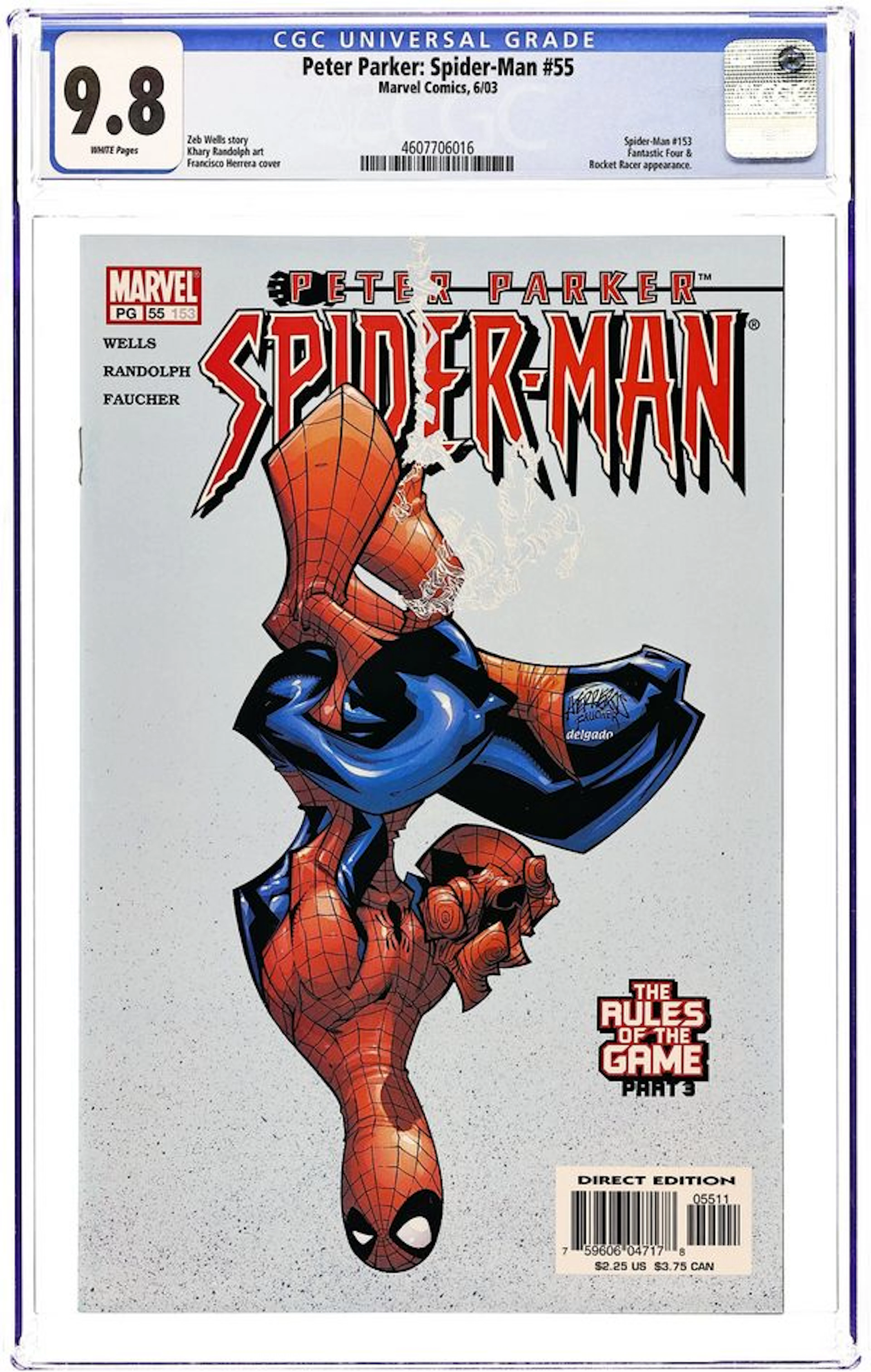 Peter Parker Spider-Man (1999) 55 CGC 9.8