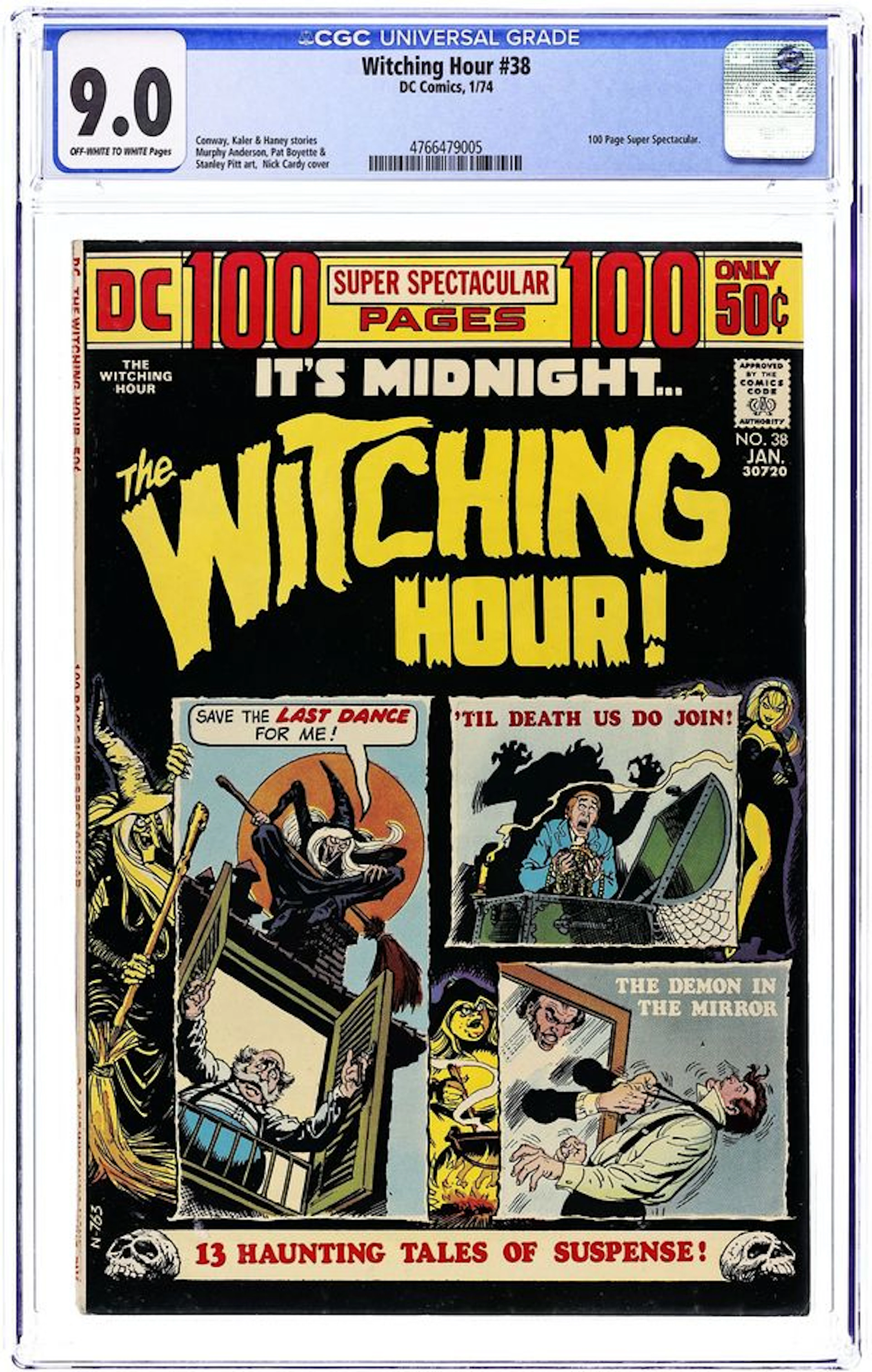 Witching Hour (1969 DC) 38 CGC 9.0