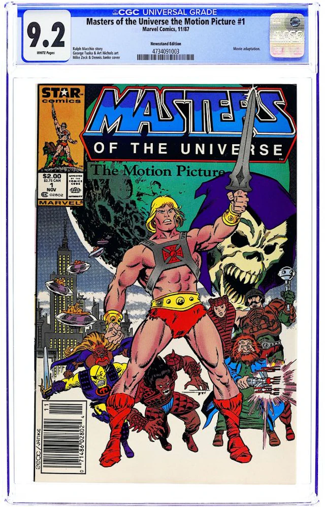 Masters of the Universe The Motion Picture (1987) 1N CGC 9.2