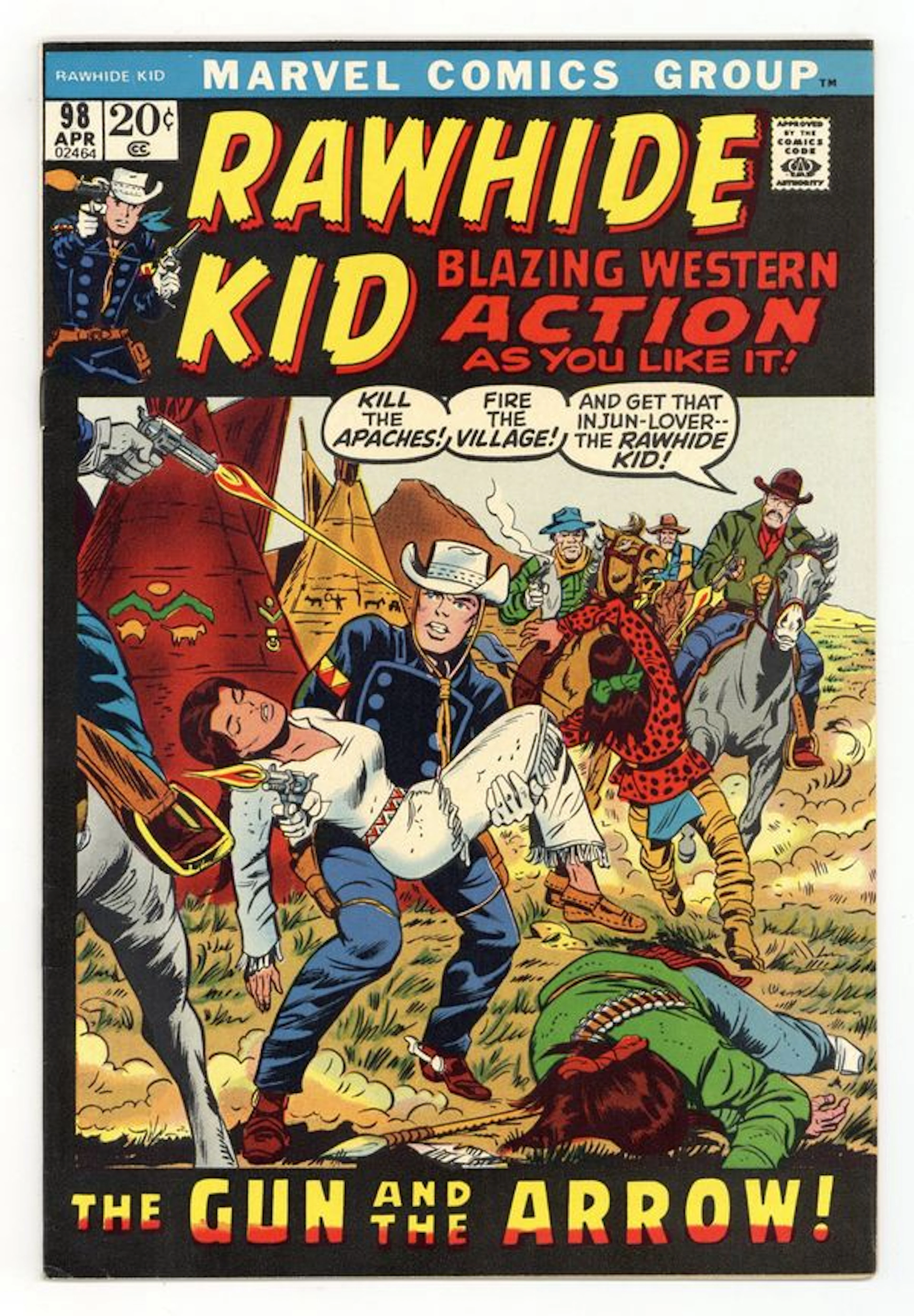 Rawhide Kid (1955) 98 VF 8.0