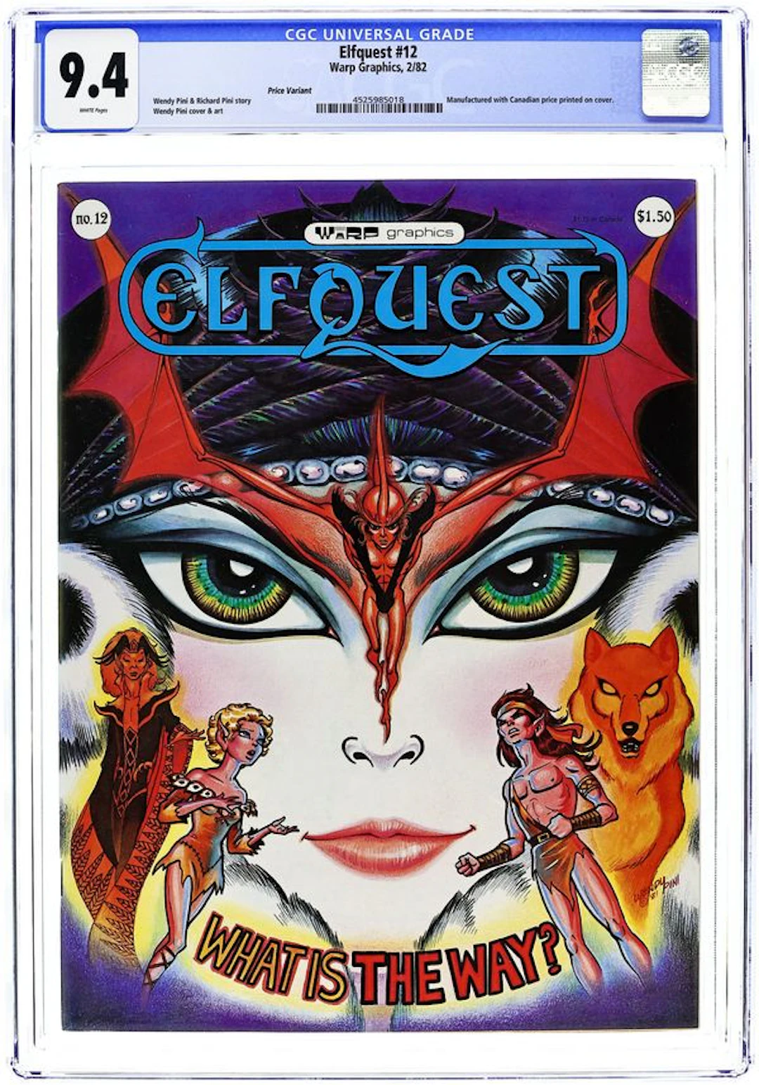 Elfquest (1978 Warp Graphics) Magazine 12 CGC 9.4