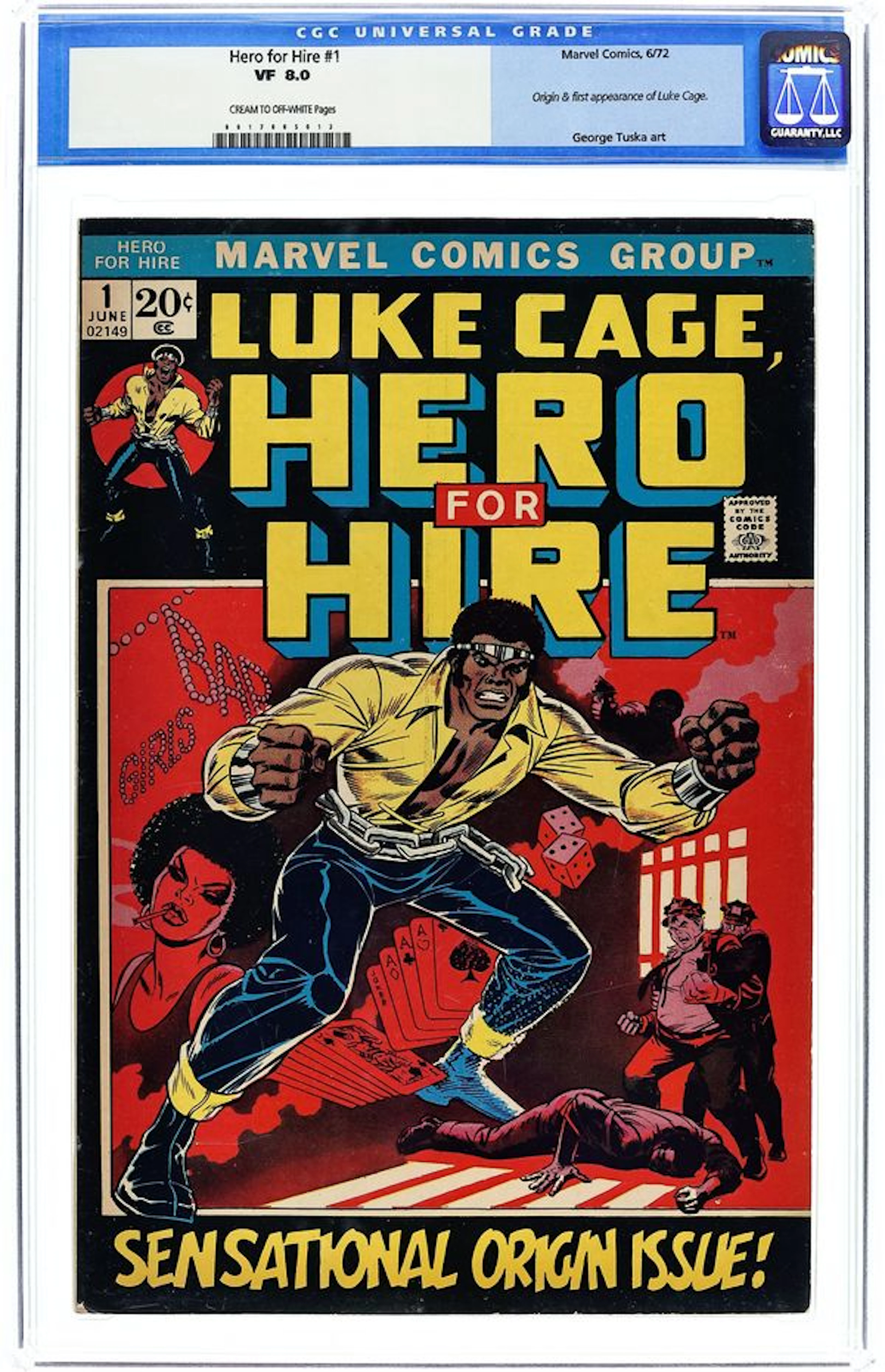 Power Man and Iron Fist (1972 Hero for Hire) 1 CGC 8.0