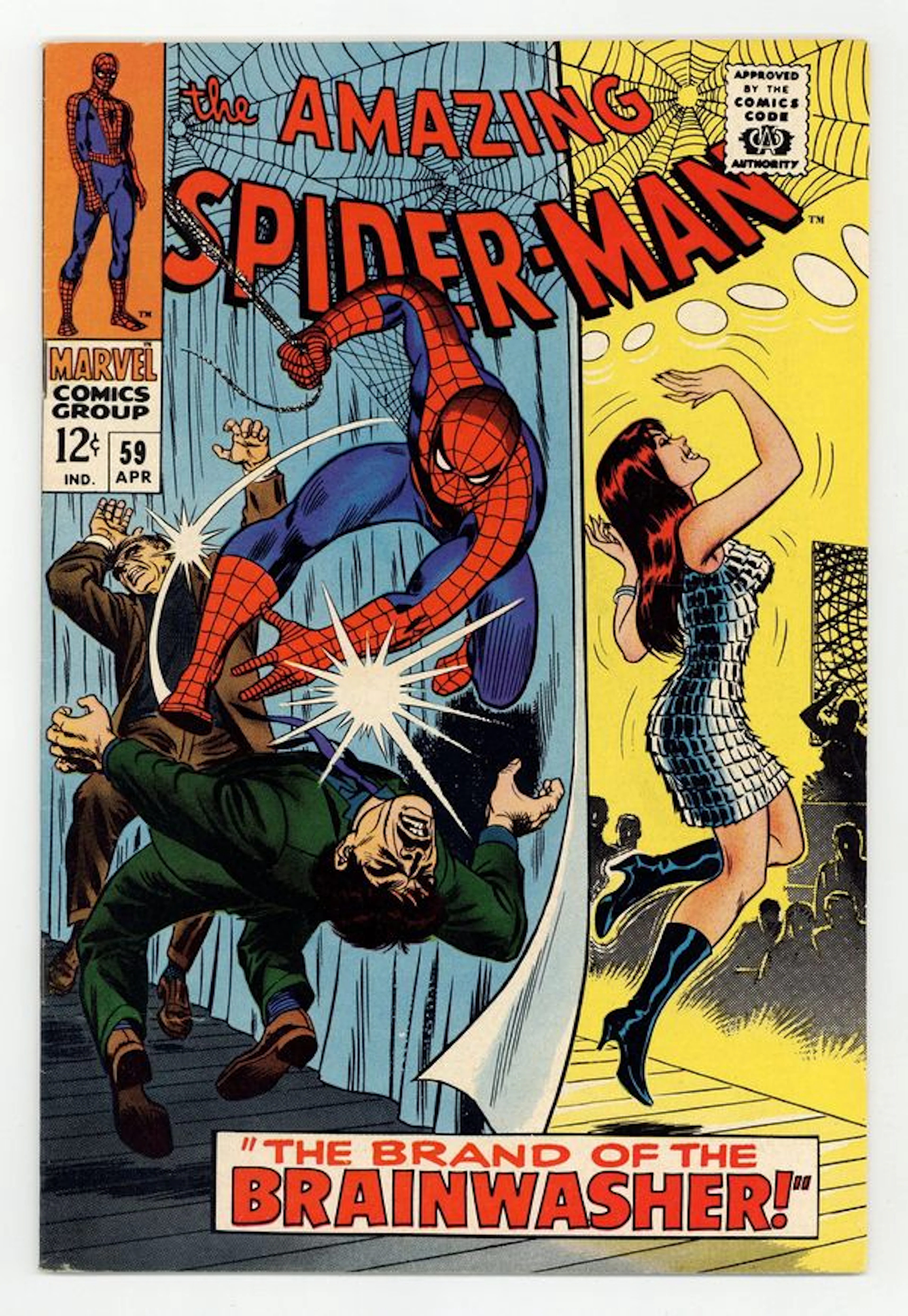Amazing Spider-Man (1963 1st Series) 59 FN- 5.5