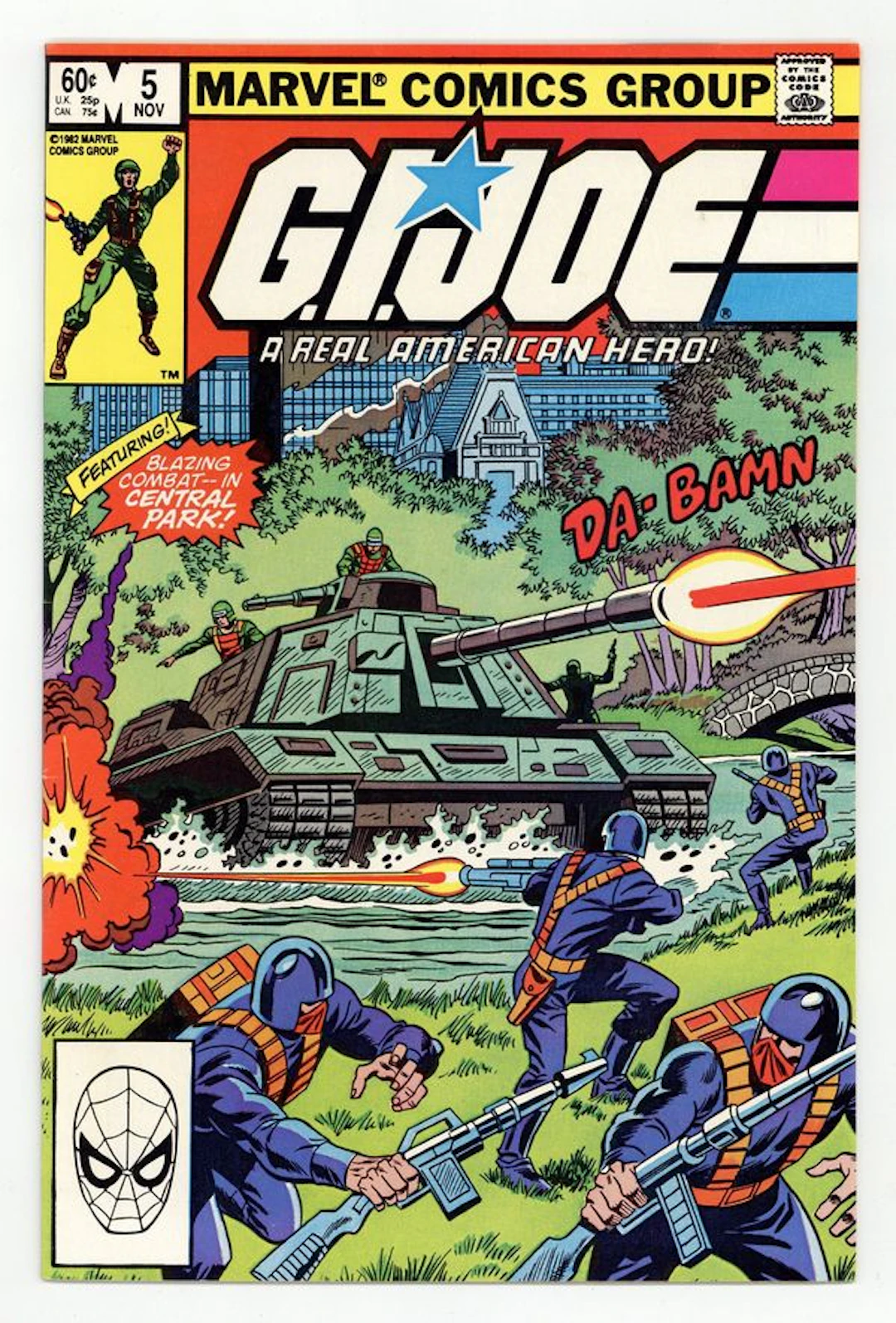 GI Joe A Real American Hero (1982 Marvel) 5D VF- 7.5