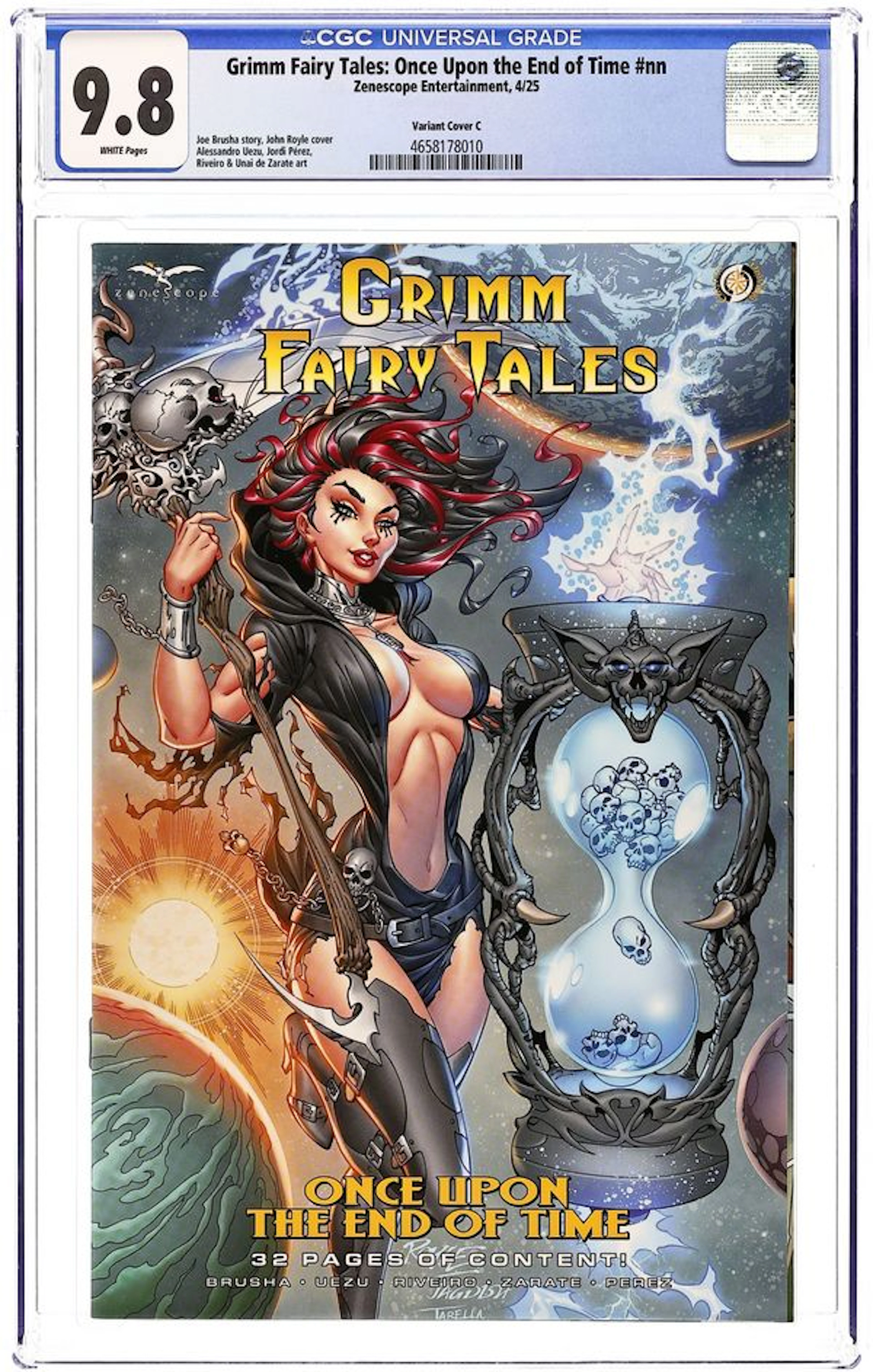 Grimm Fairy Tales Once Upon the End of Time (2025 Zenescope) 1C CGC 9.8
