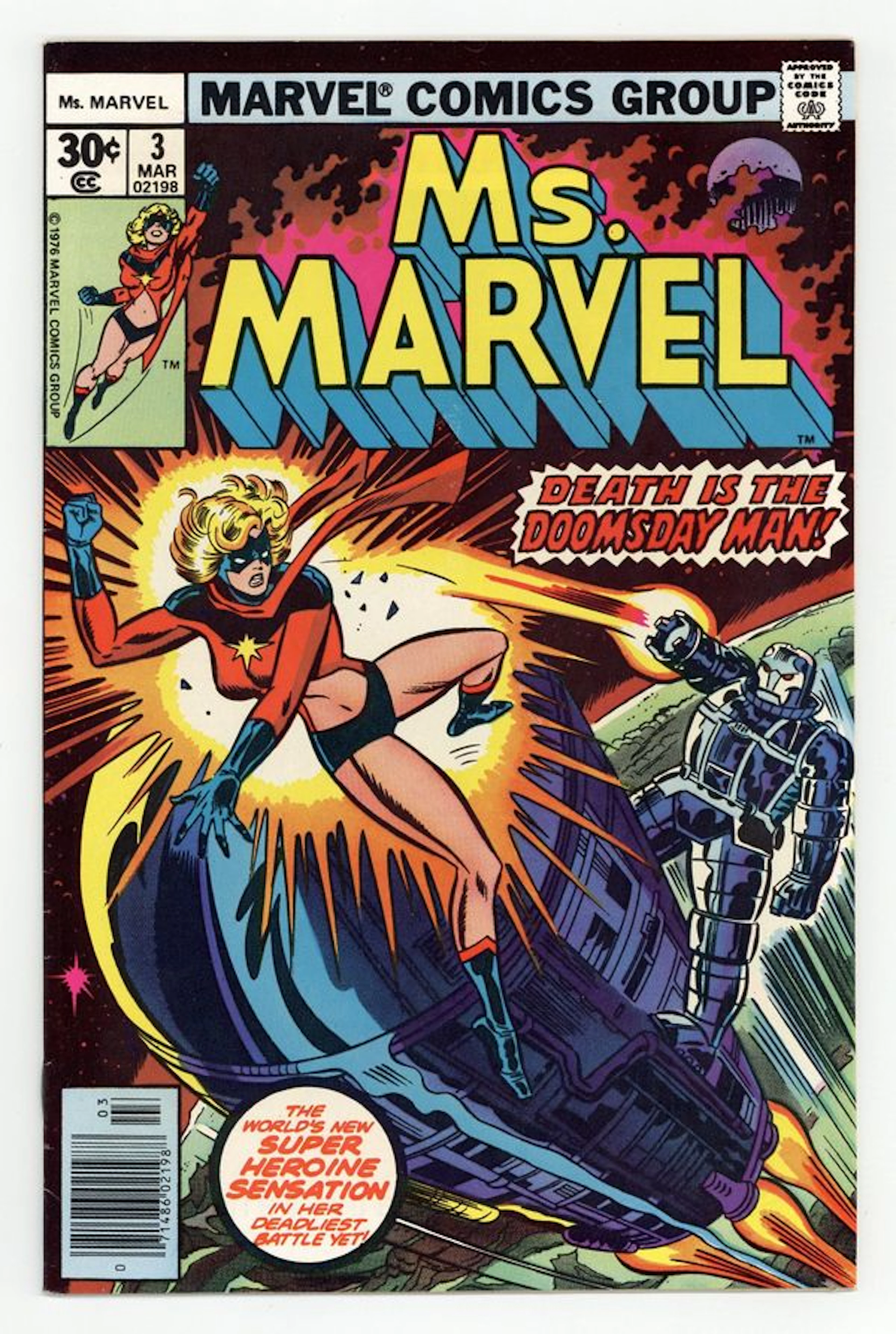 Ms. Marvel (1977 1st Series) 3 VF 8.0