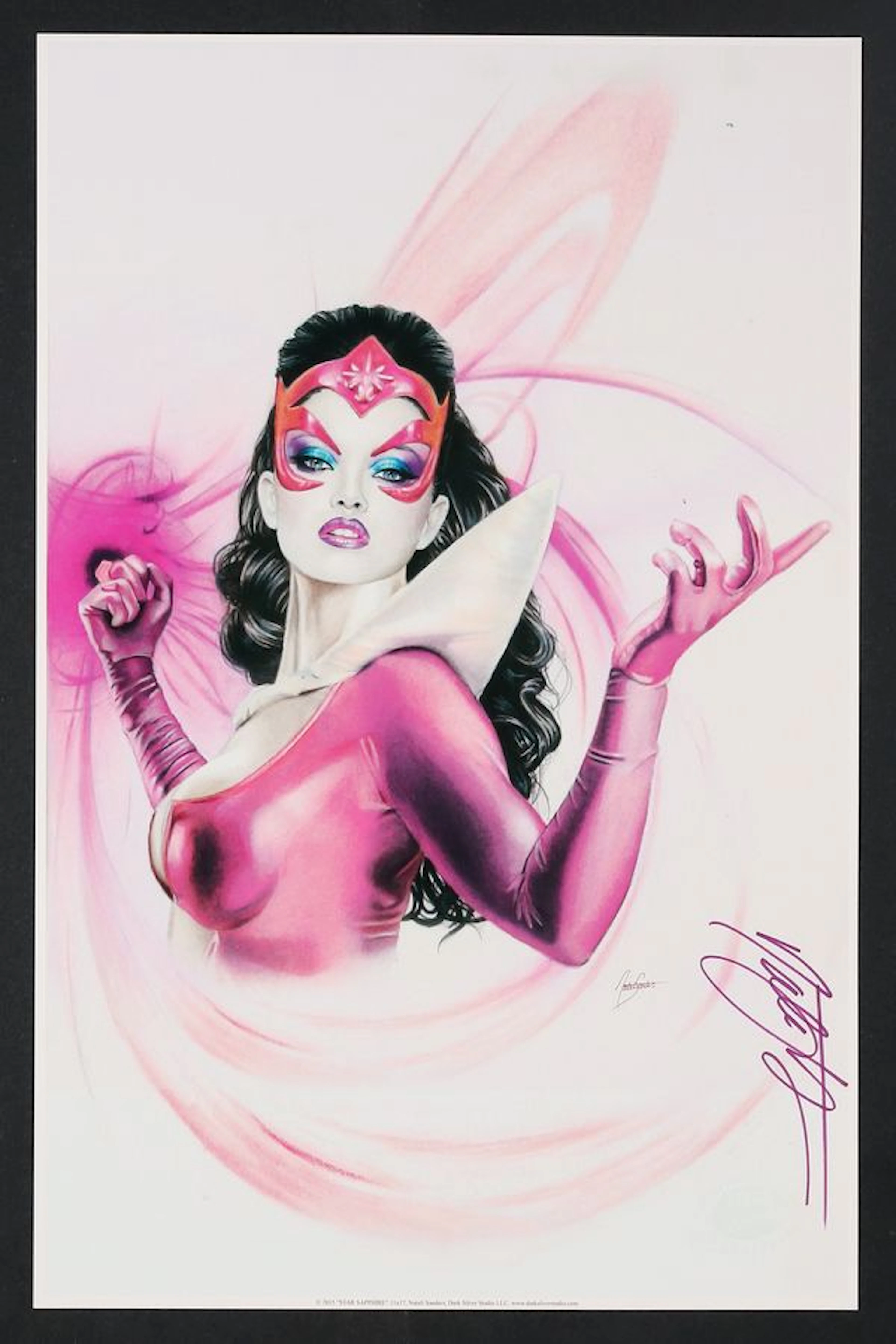 Star Sapphire Print by Natali Sanders