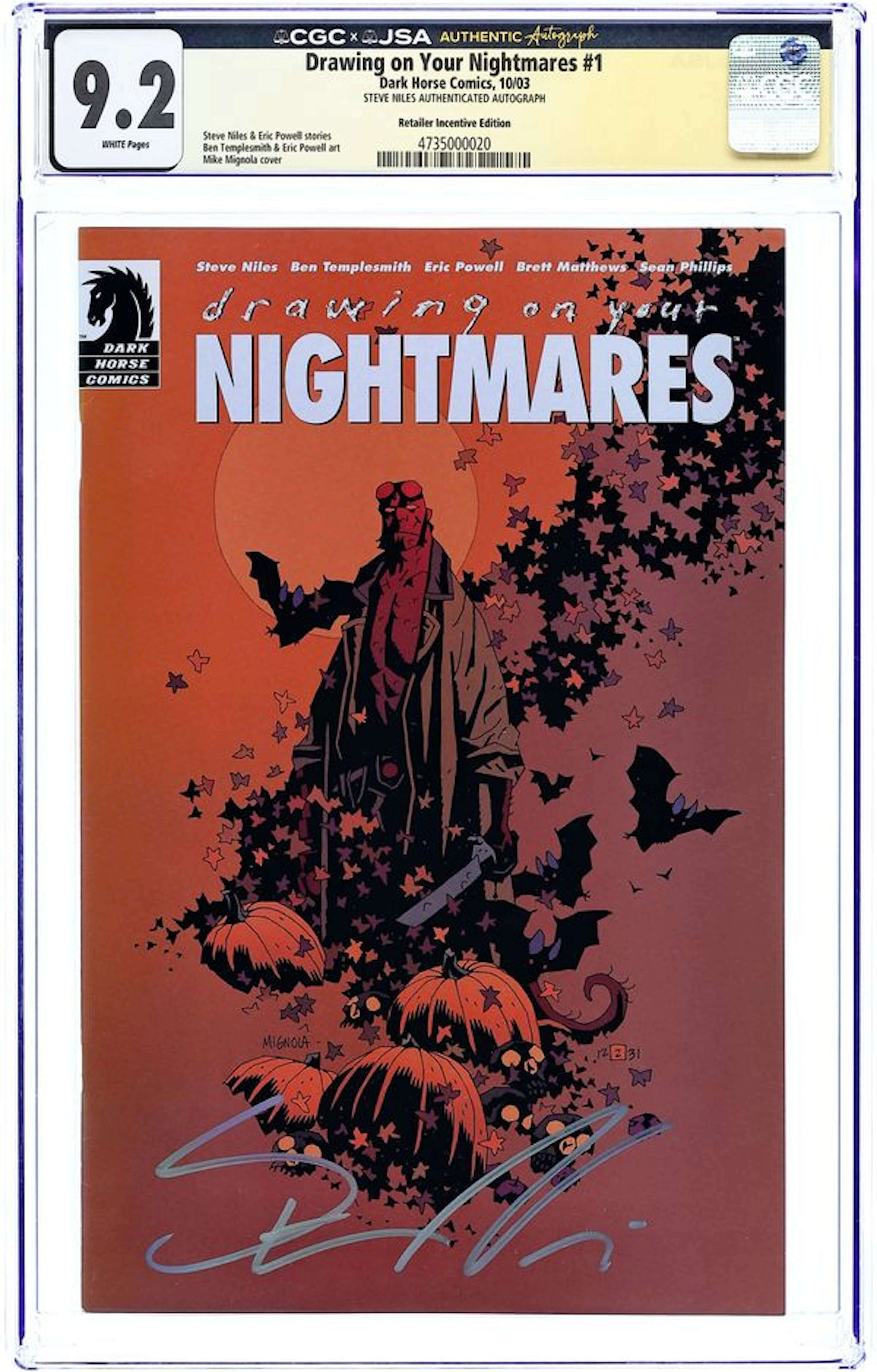 Drawing on Your Nightmares Halloween Special (2003 Dark Horse) 0B